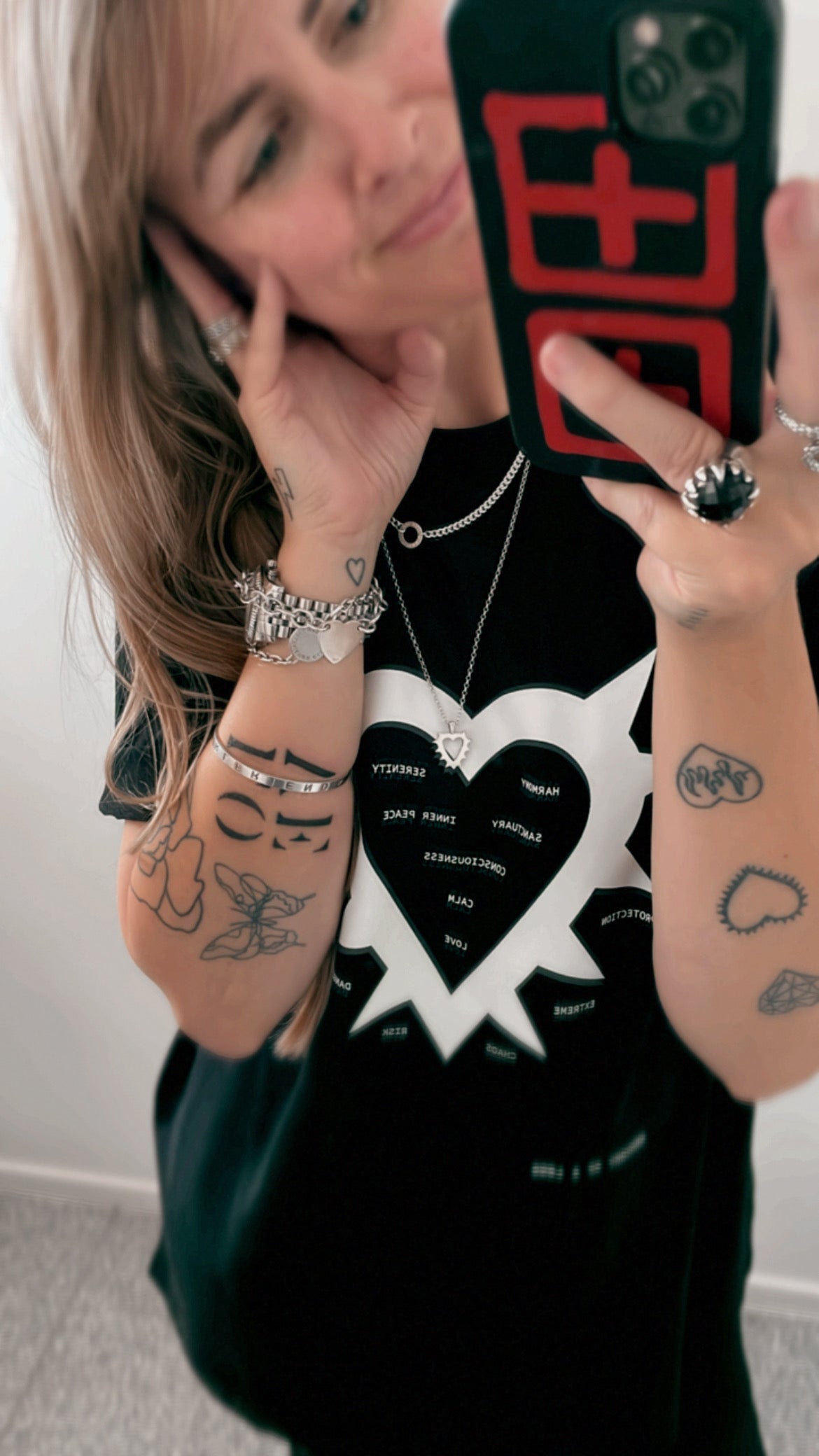 SGC  // Spike Heart Necklace **EXCLUSIVE**