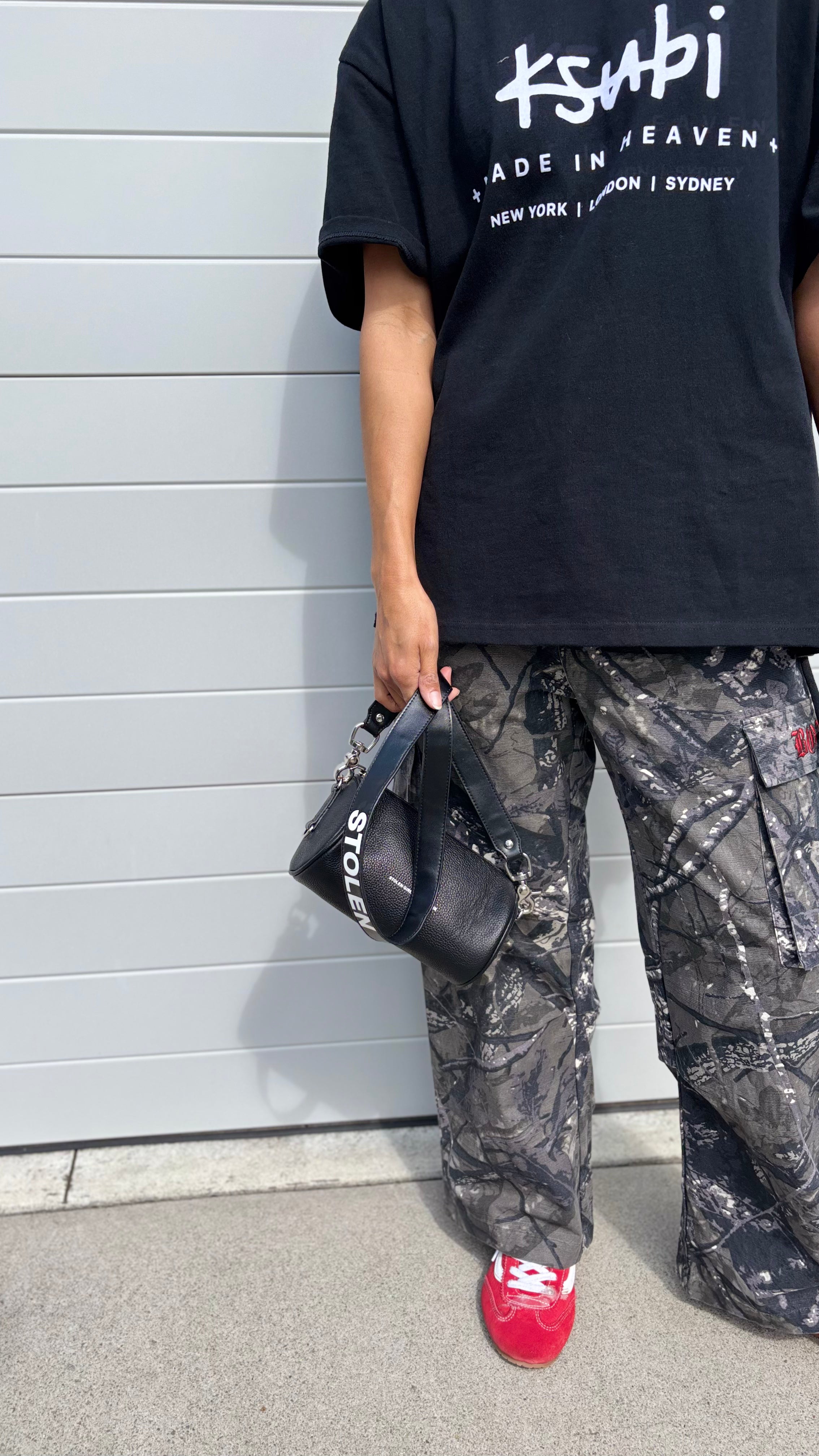 KSUBI // Plated Ekcess Tee JET BLACK