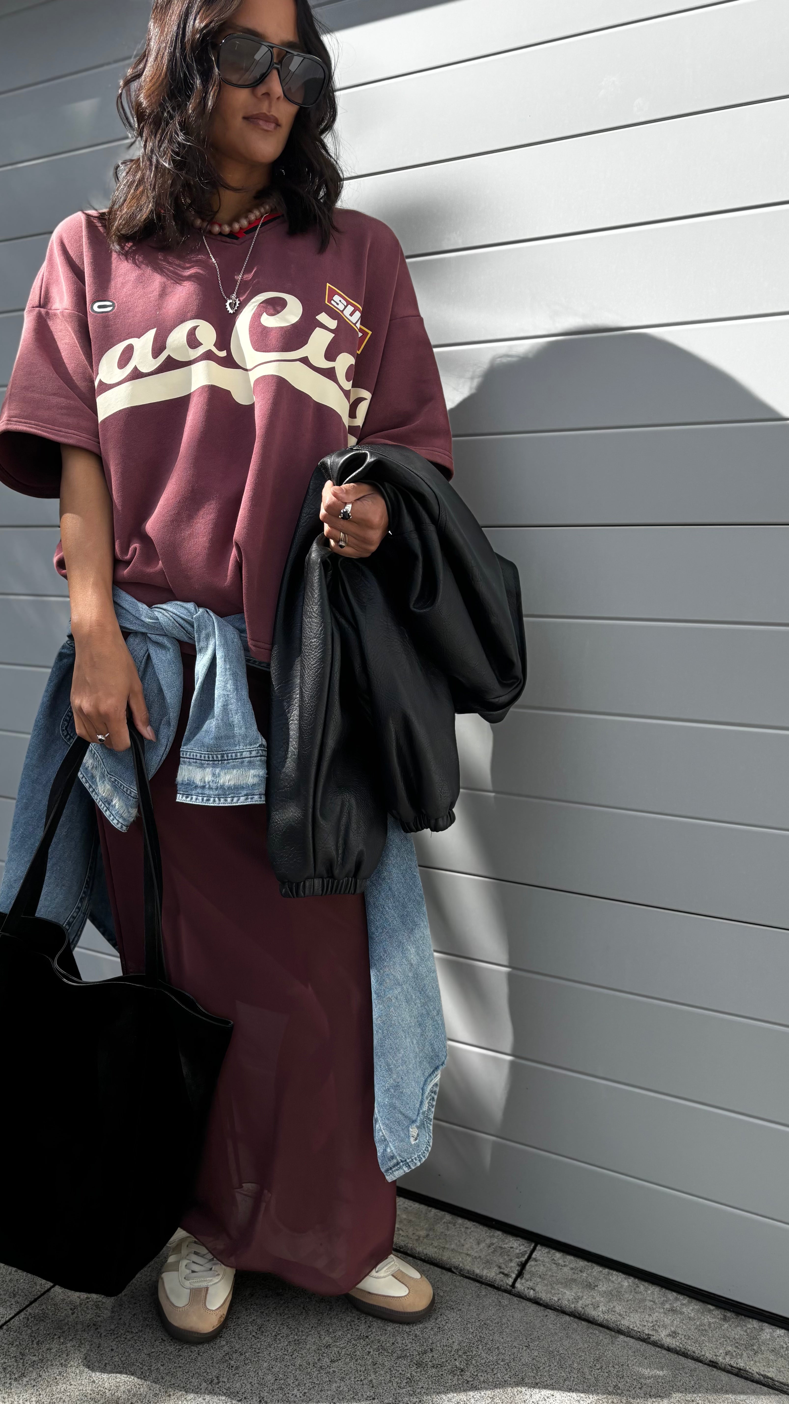 Enzo Sport Jersey SHIRAZ BURGUNDY