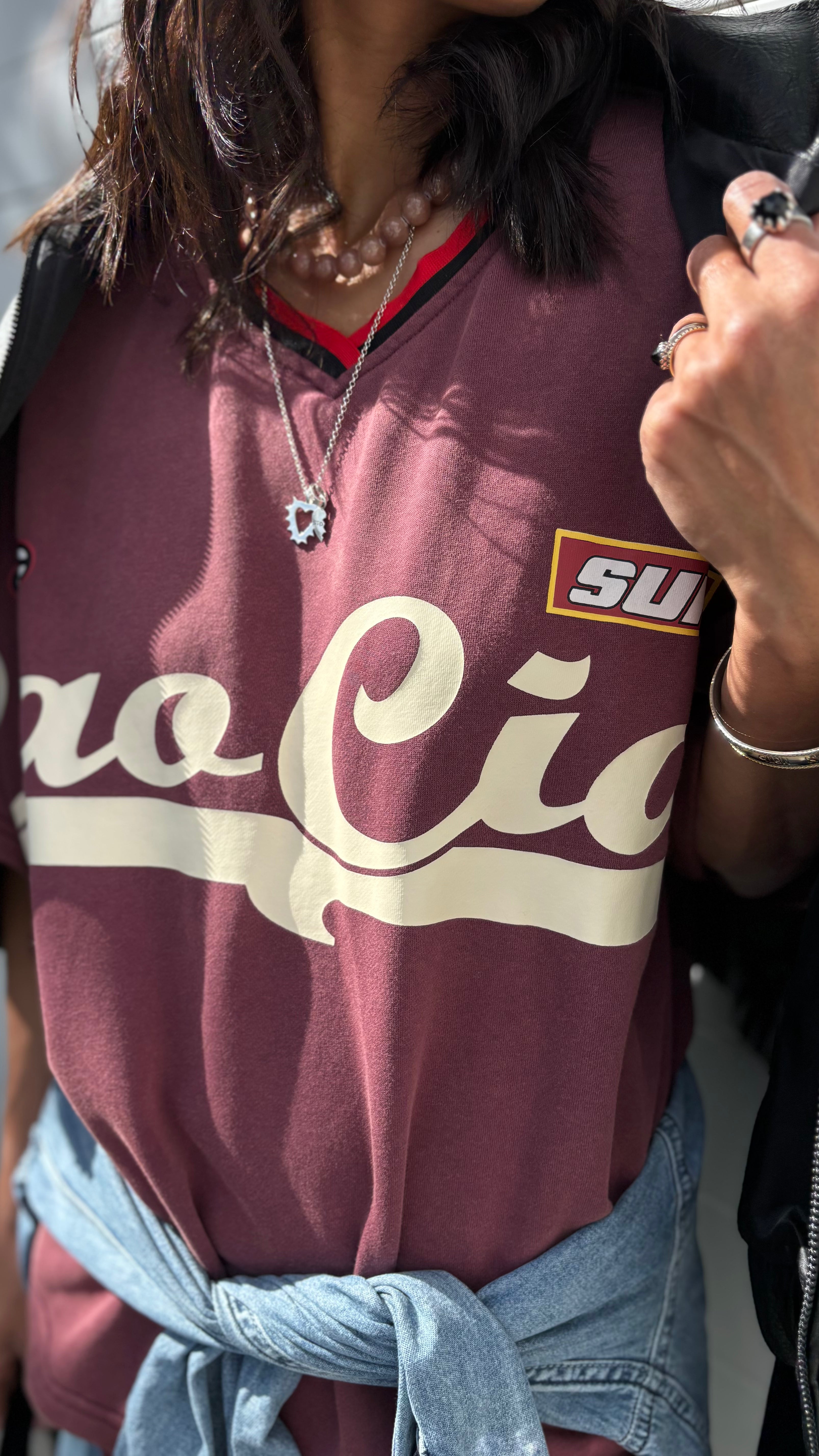 Enzo Sport Jersey SHIRAZ BURGUNDY