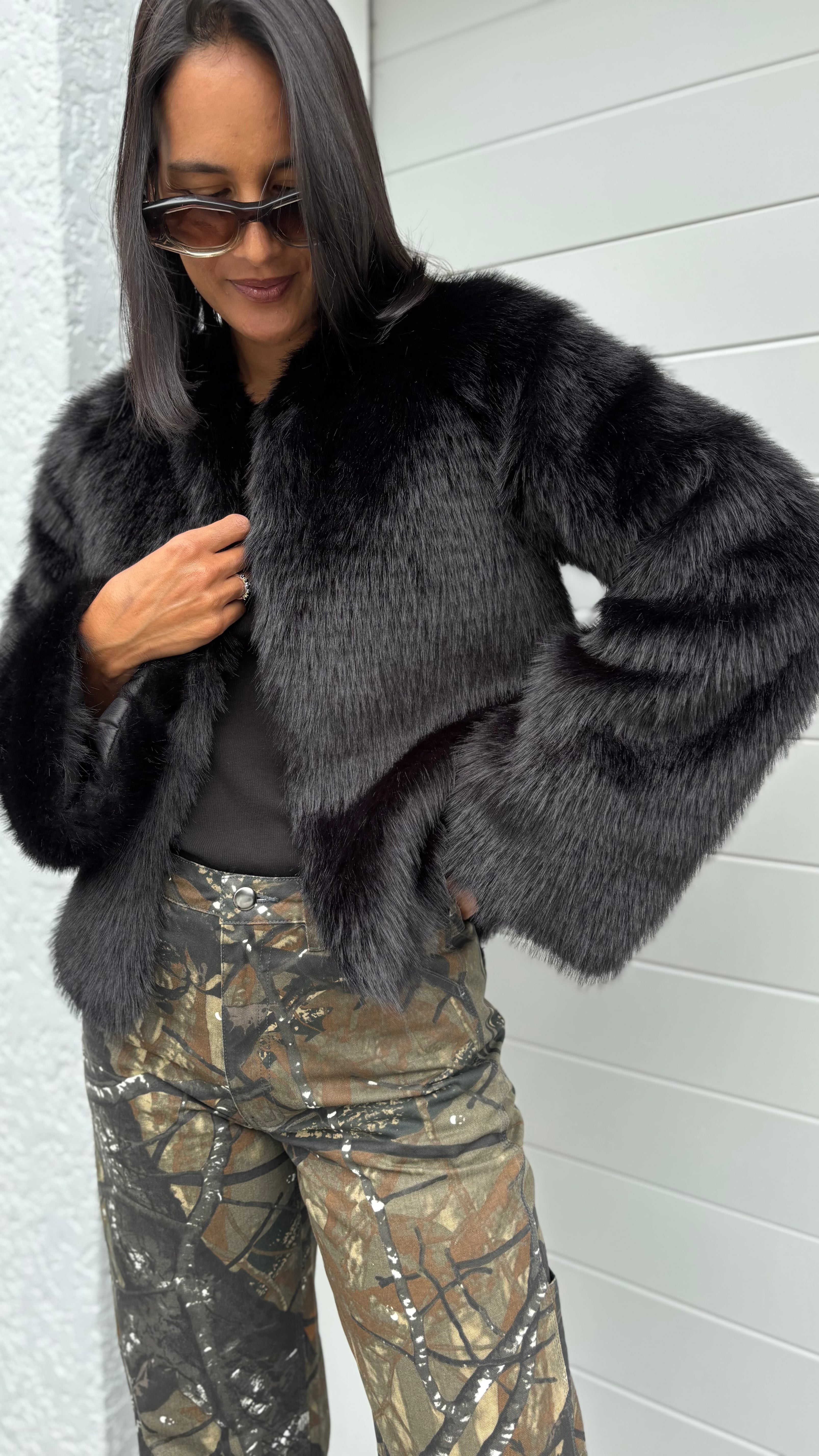 PRE-LOVED // BLAK Faux Fur Jacket