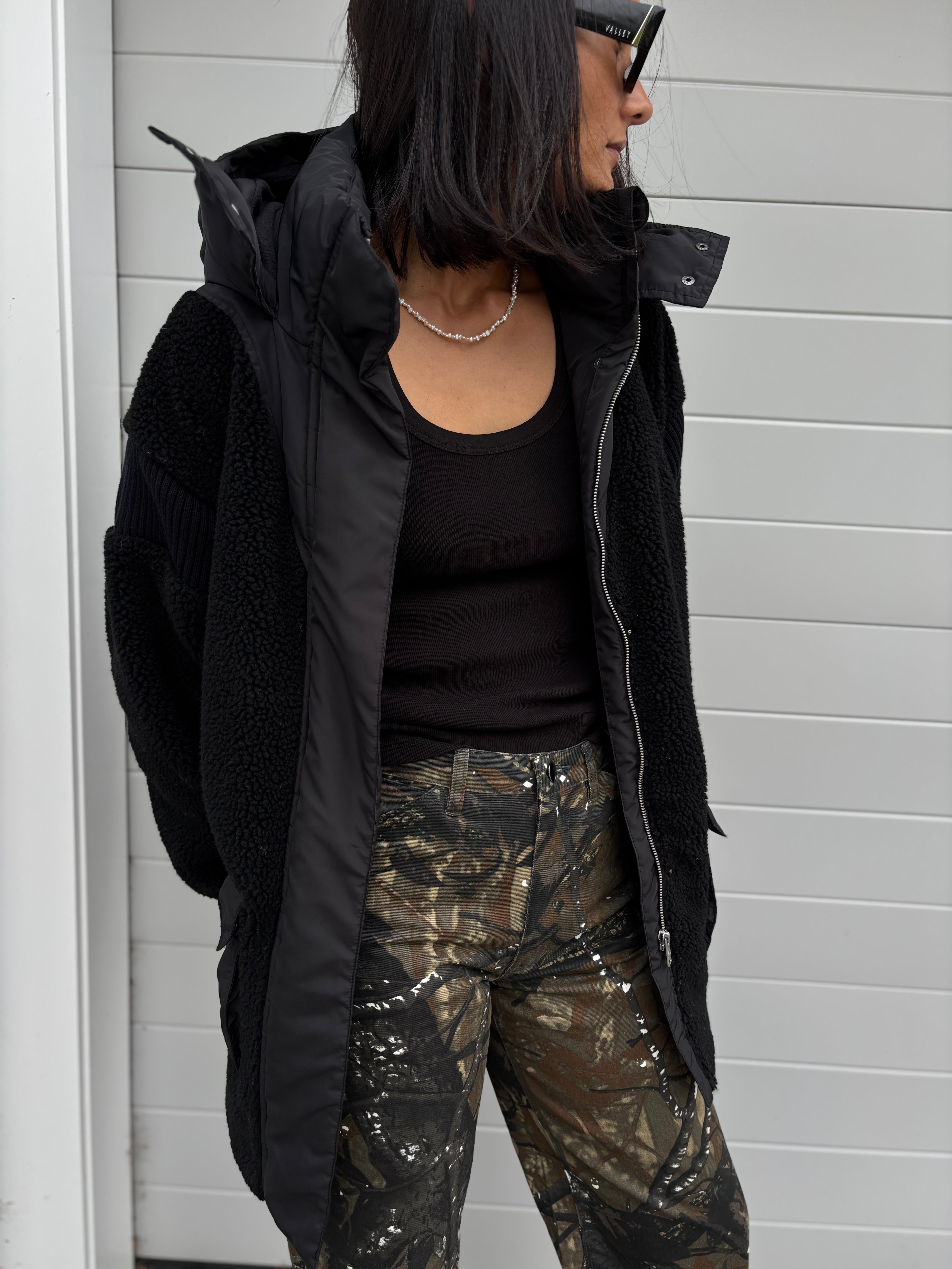 PRE-LOVED // P.E NATION District Jacket BLACK