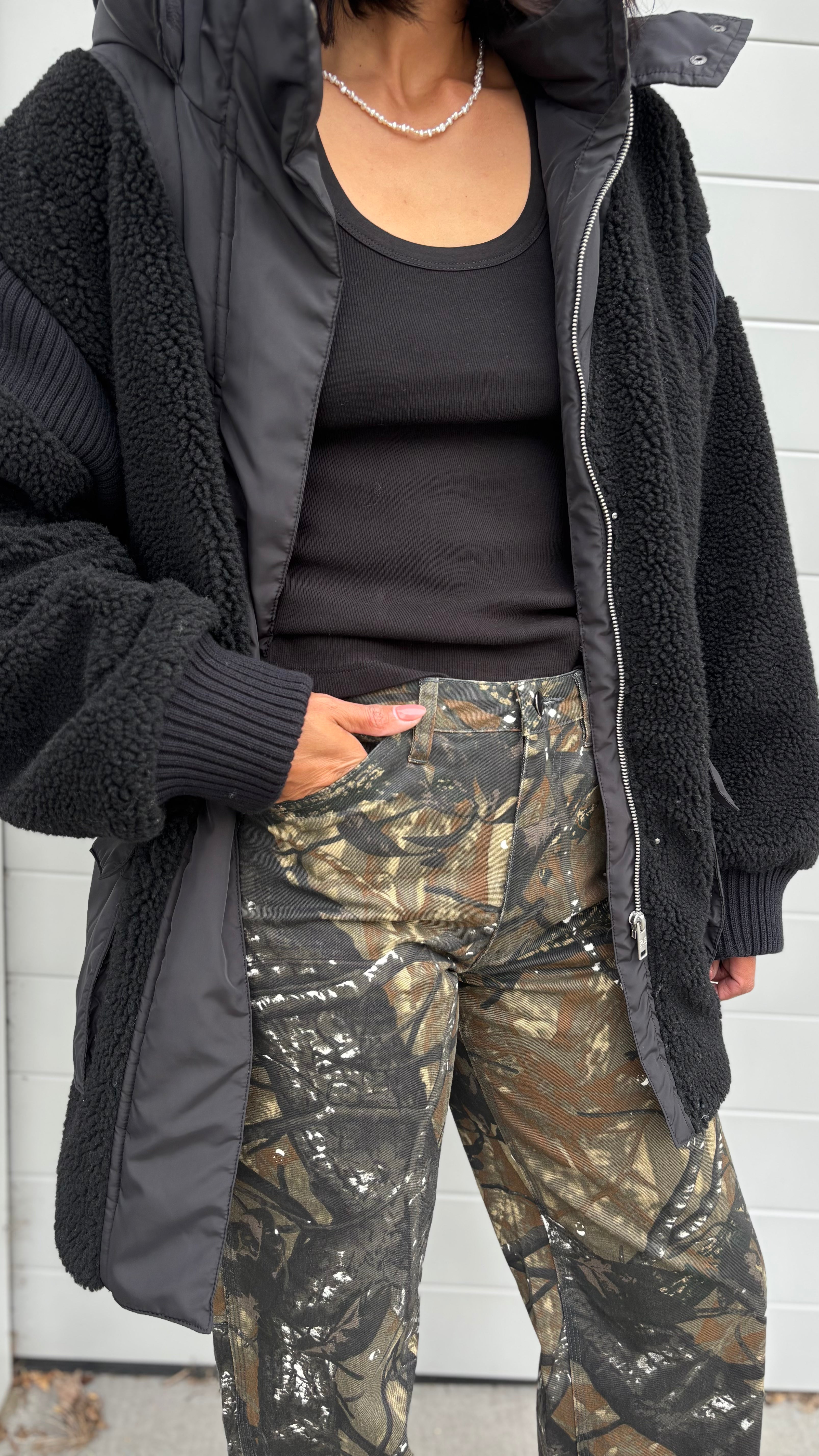 PRE-LOVED // P.E NATION District Jacket BLACK