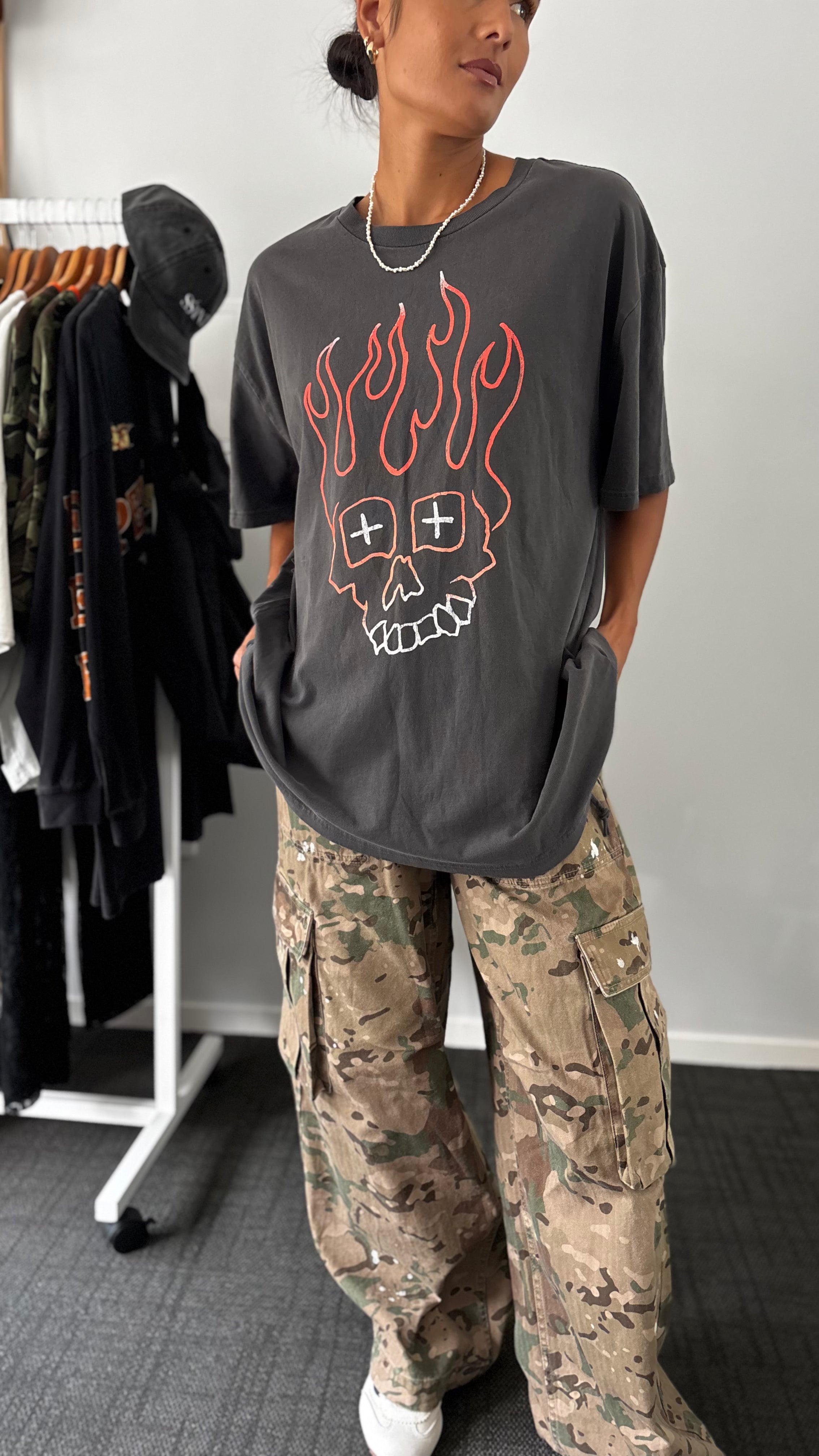 PRE-LOVED // KSUBI Skull Biggie Tee