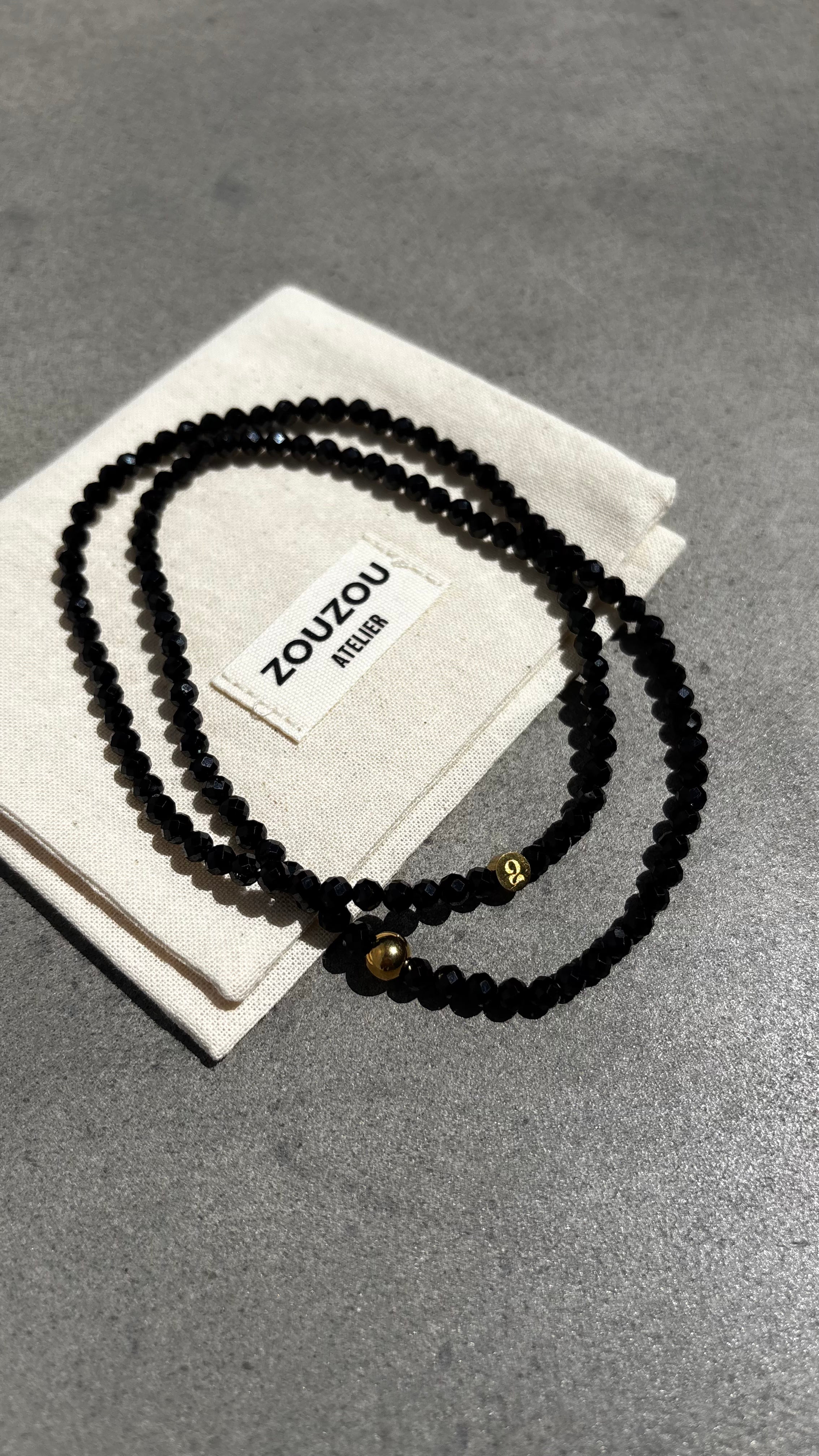 Black Spinel Necklace