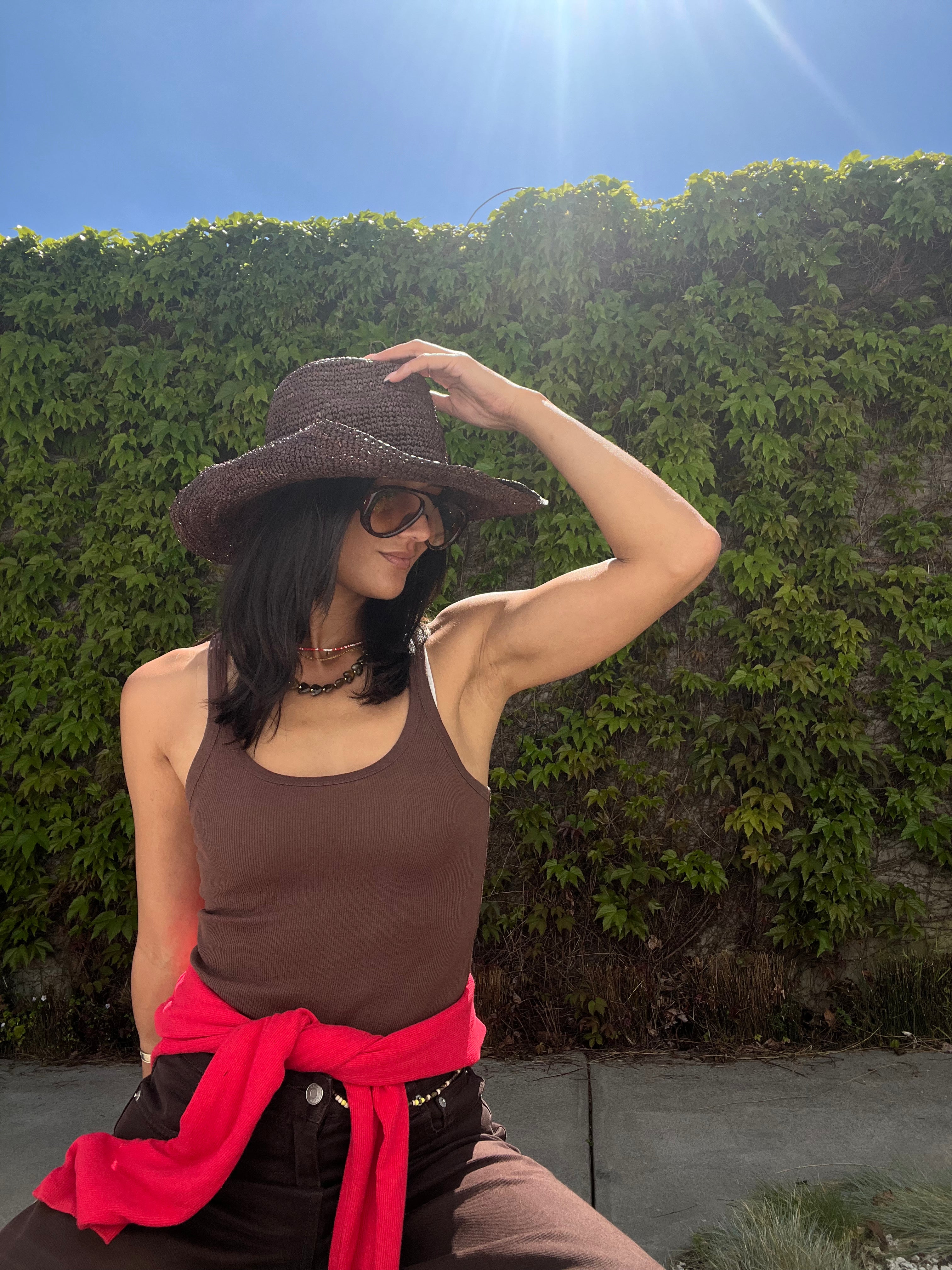 Cowboy Raffia Hat EARTH