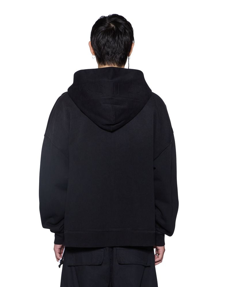 KSUBI // Intruder Ekcess Zip Hoodie JET BLACK