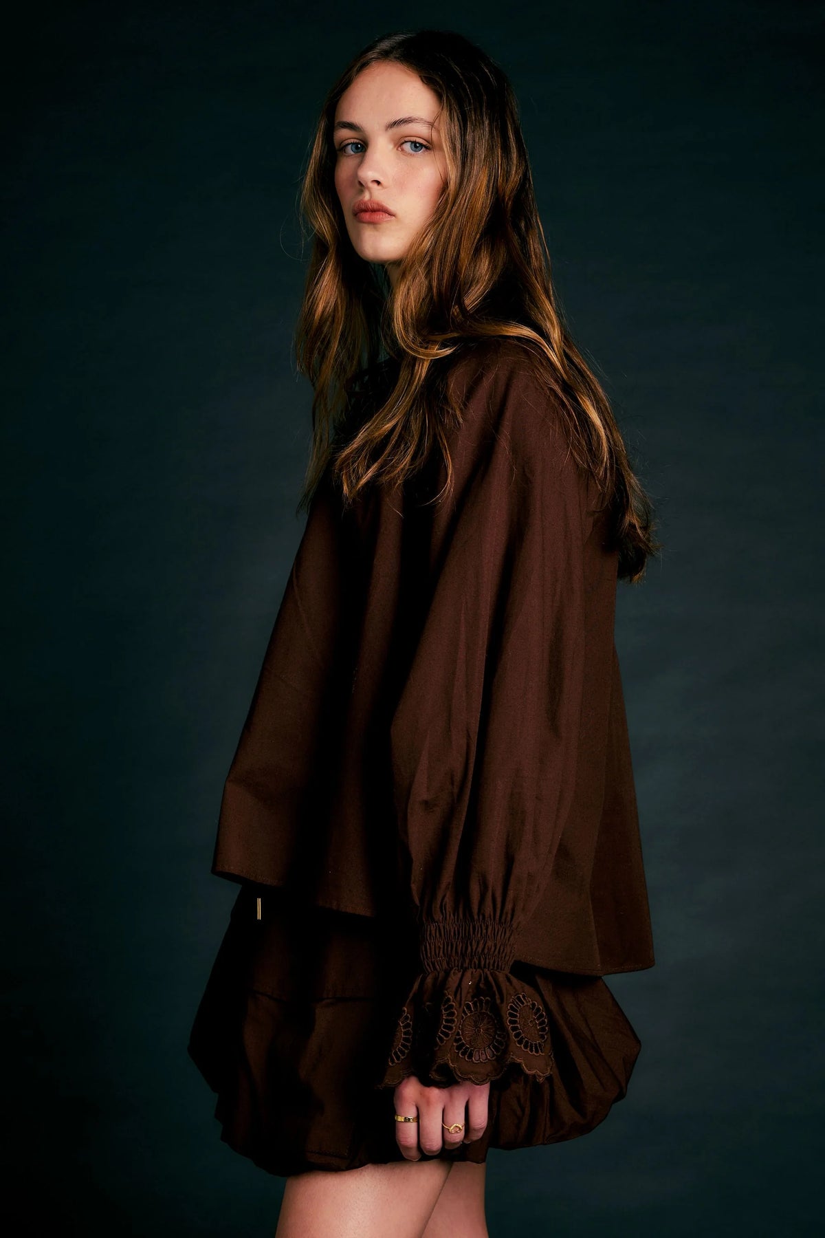 Ivy Blouse CHOCOLATE