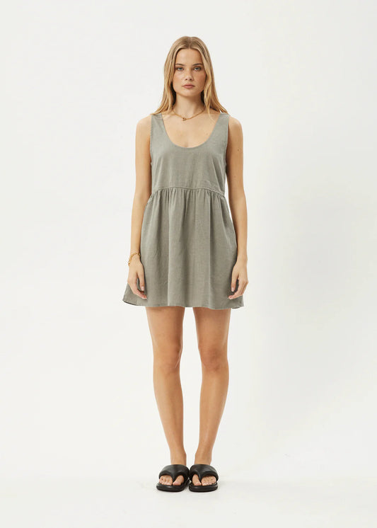 AFENDS // Jesse Mini Dress HEMP