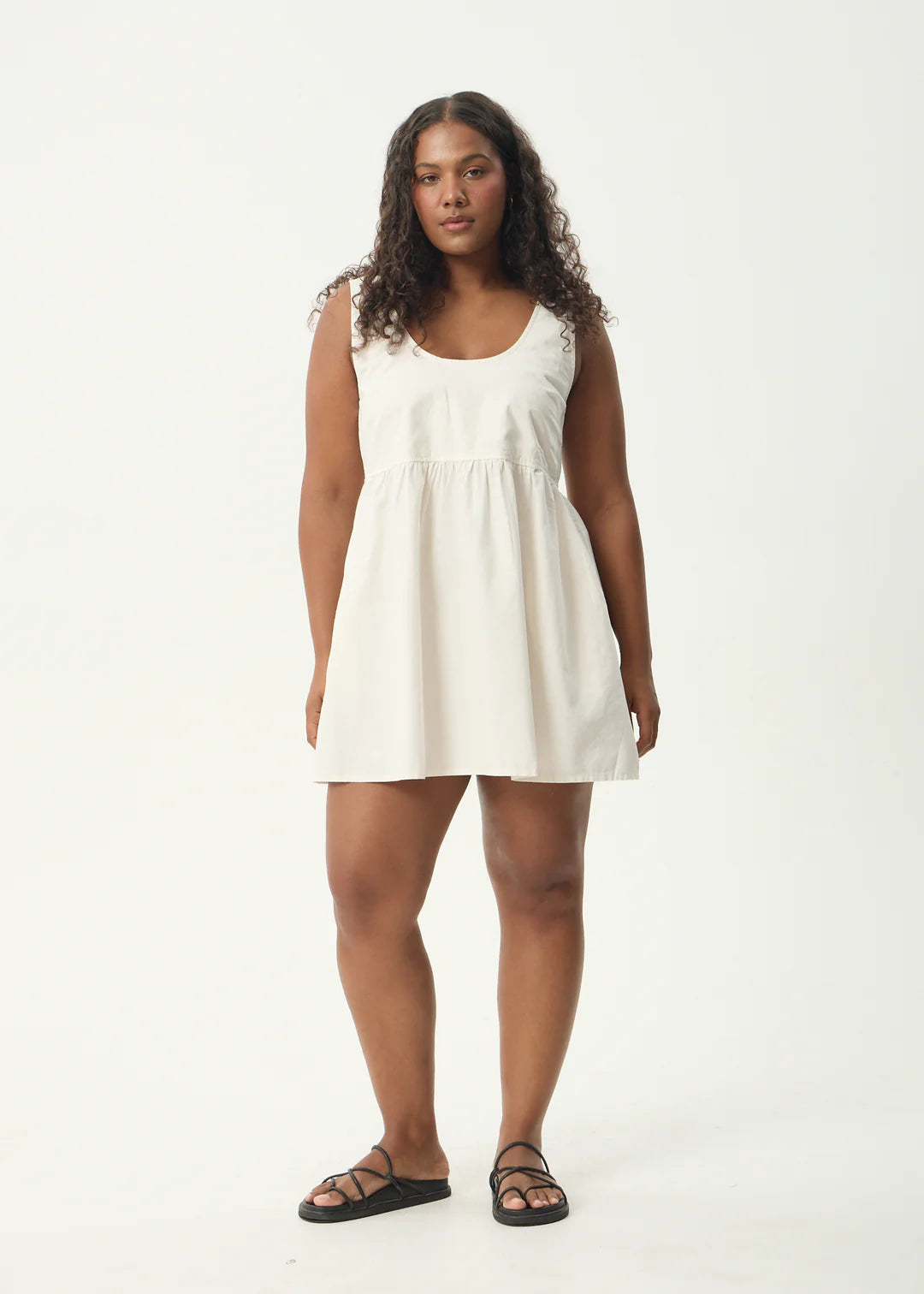 AFENDS // Jesse Mini Dress OFF WHITE