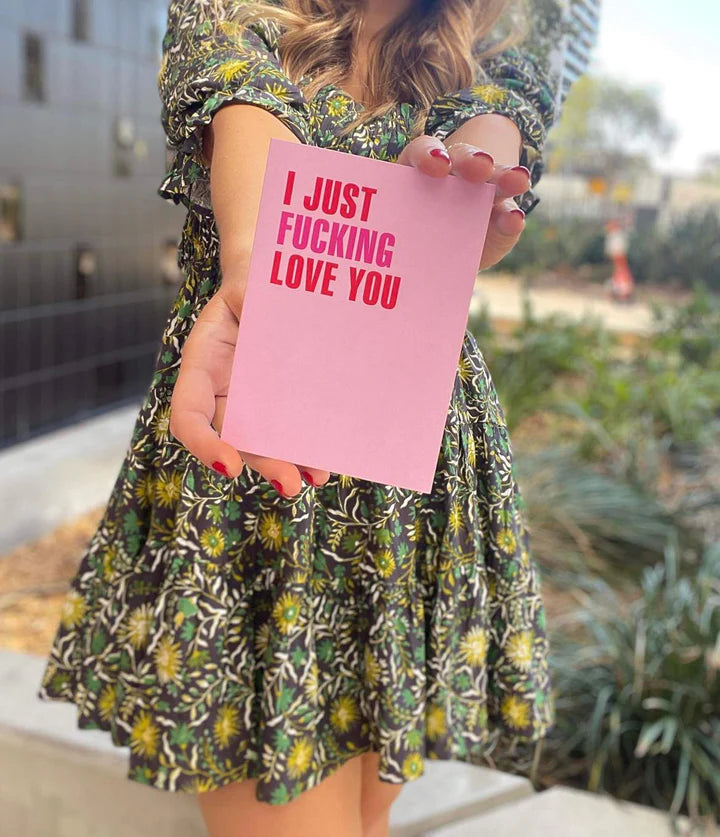 BAD ON PAPER // I Just F*cking Love You GIFT CARD
