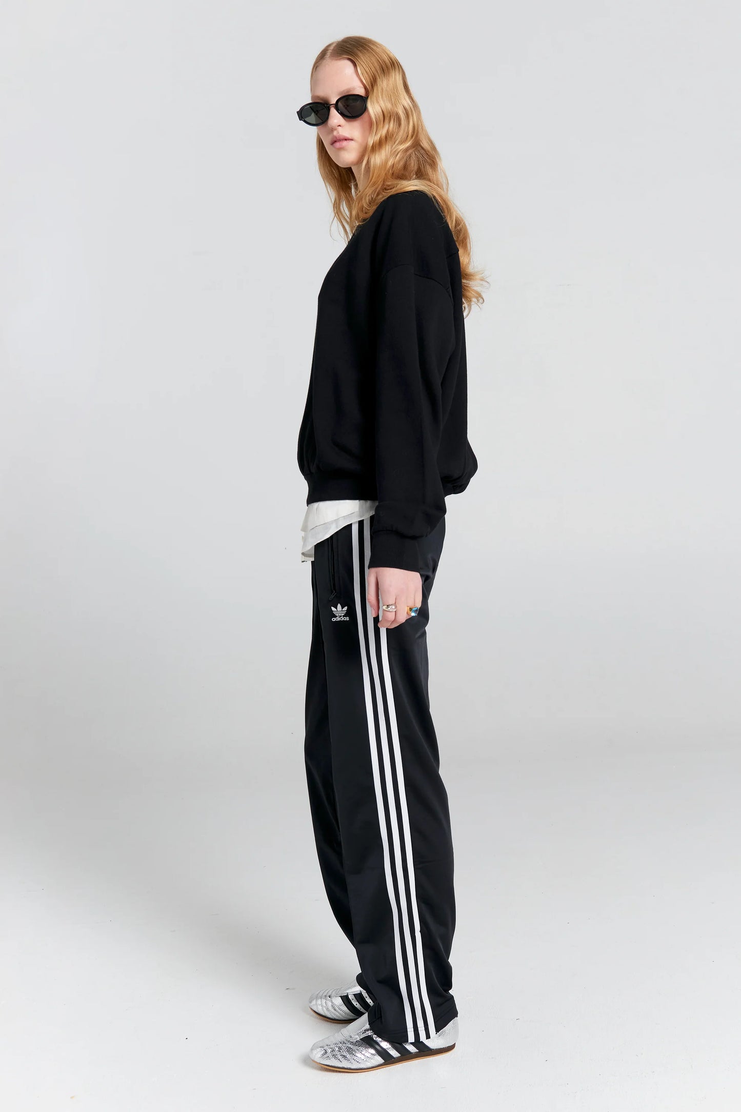 KAREN WALKER // Runaway Girl Crewneck BLACK