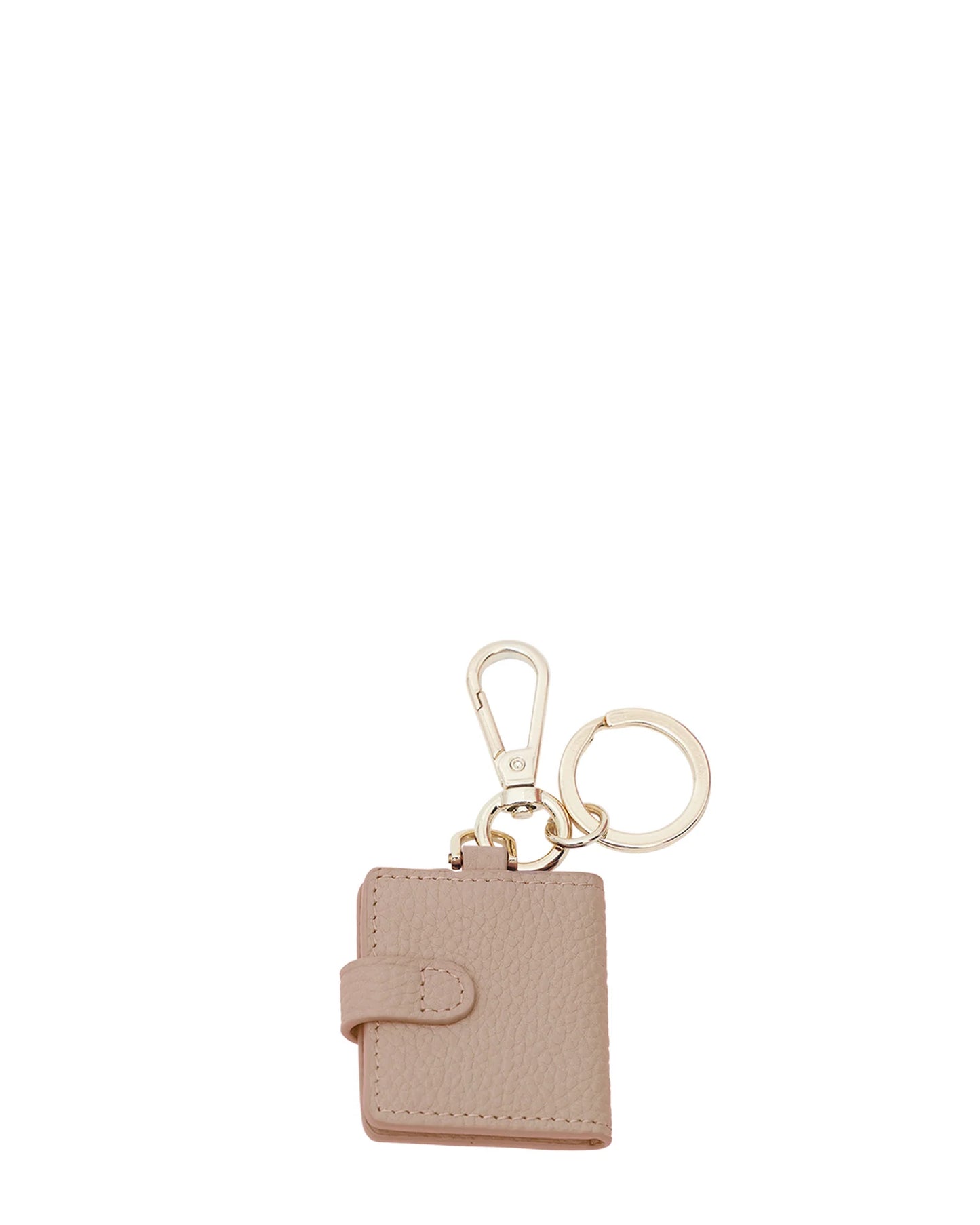 SABEN // Charm Keyring Photo Locket TAUPE