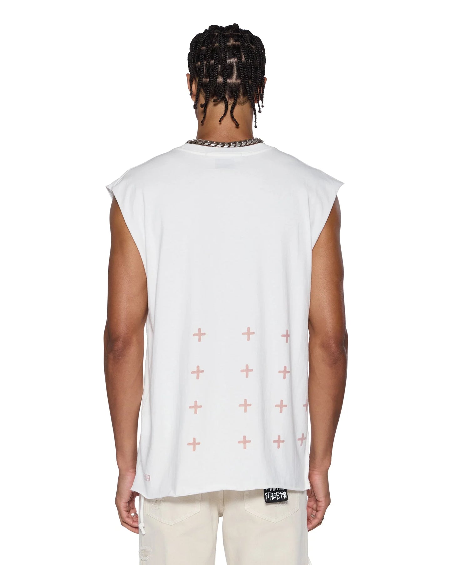 KSUBI // Paradiso Cut Off Tee VINTAGE WHITE