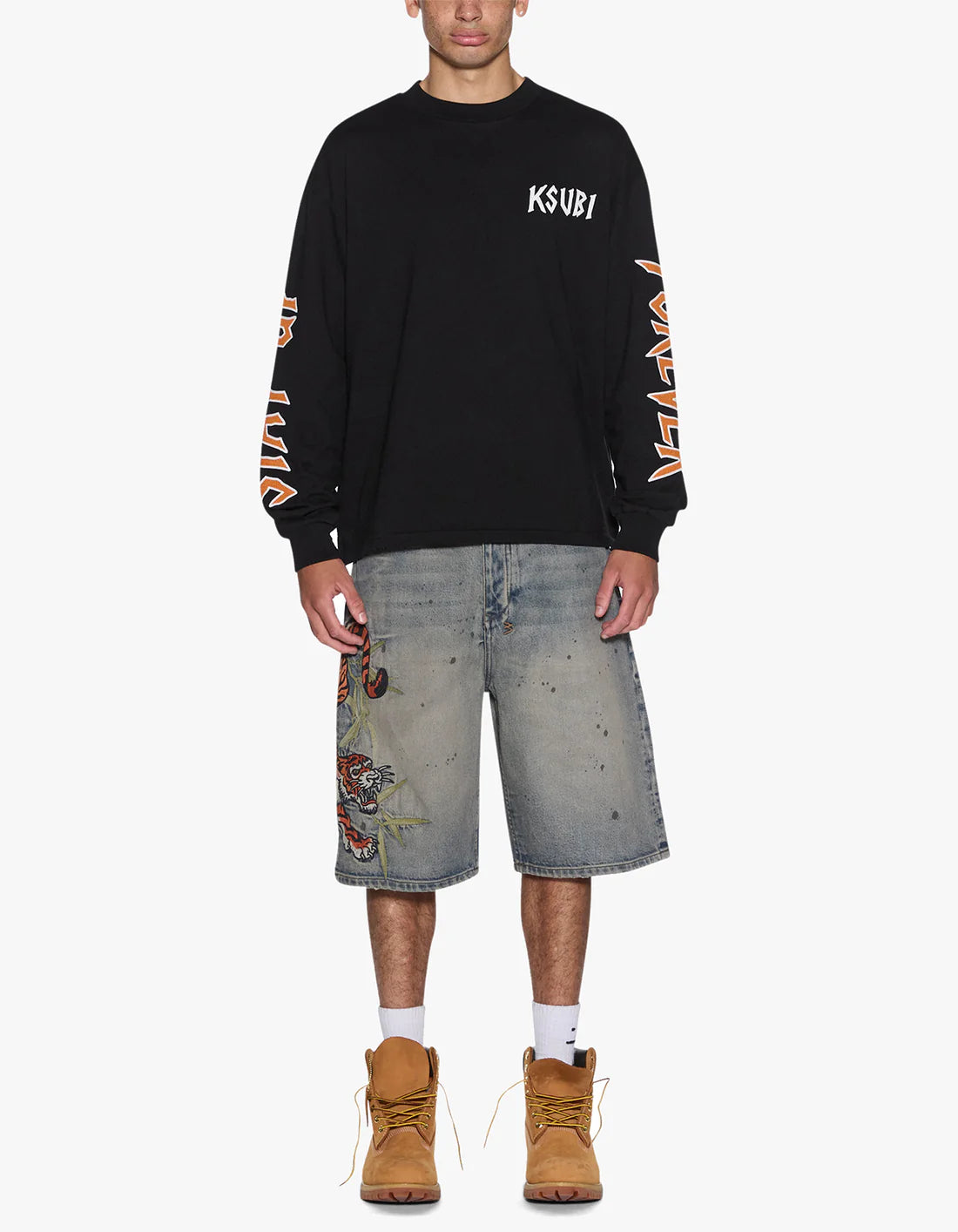 Stay Up EKCESS L/S Tee JET BLACK