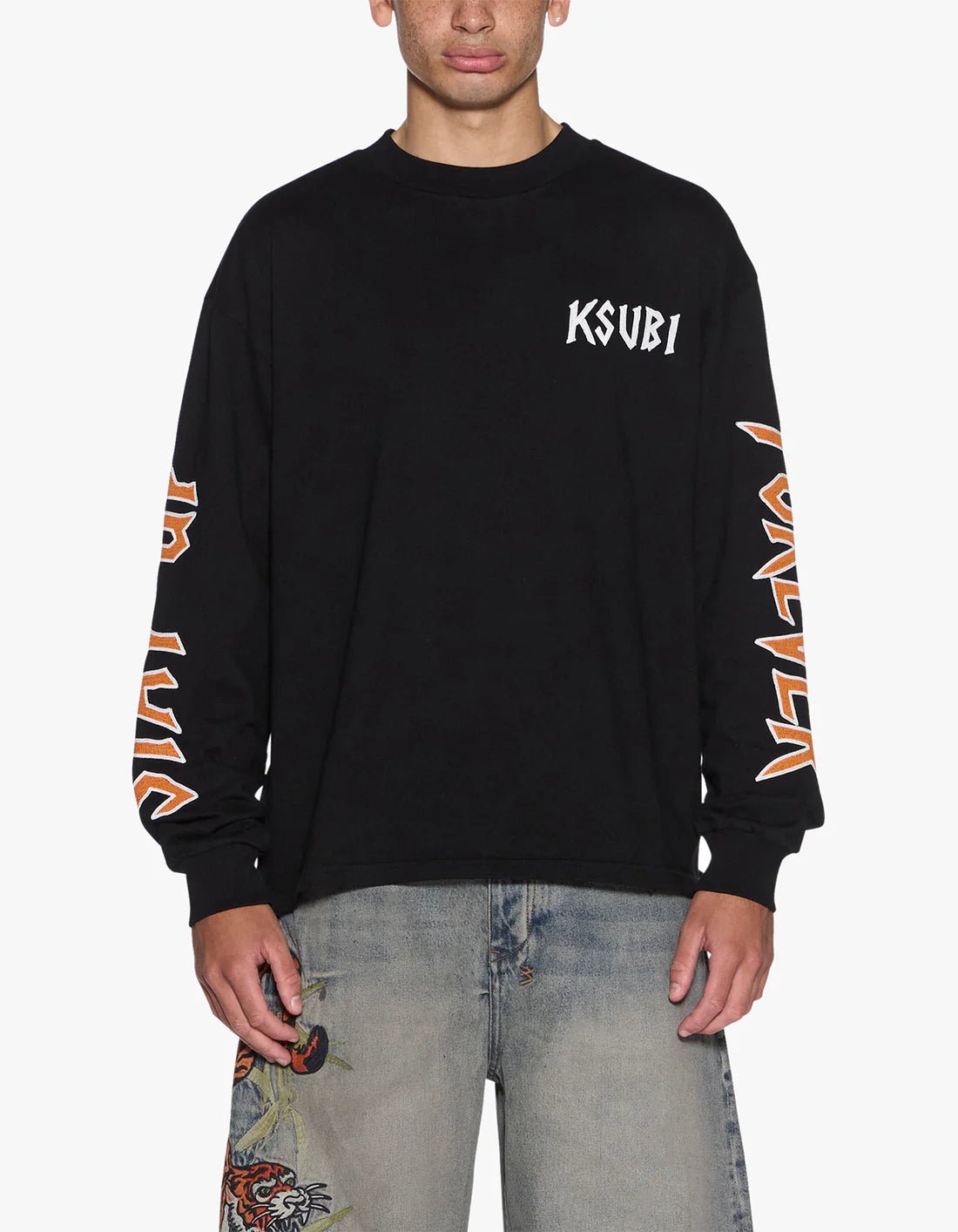 Stay Up EKCESS L/S Tee JET BLACK