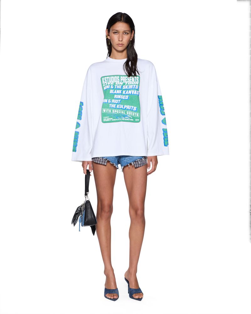 KSUBI // KStuio Boyfriend LS Tee WHITE