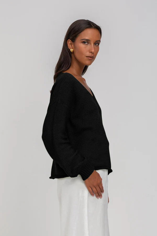 BLAK // Keep Me Close Sweater BLACK