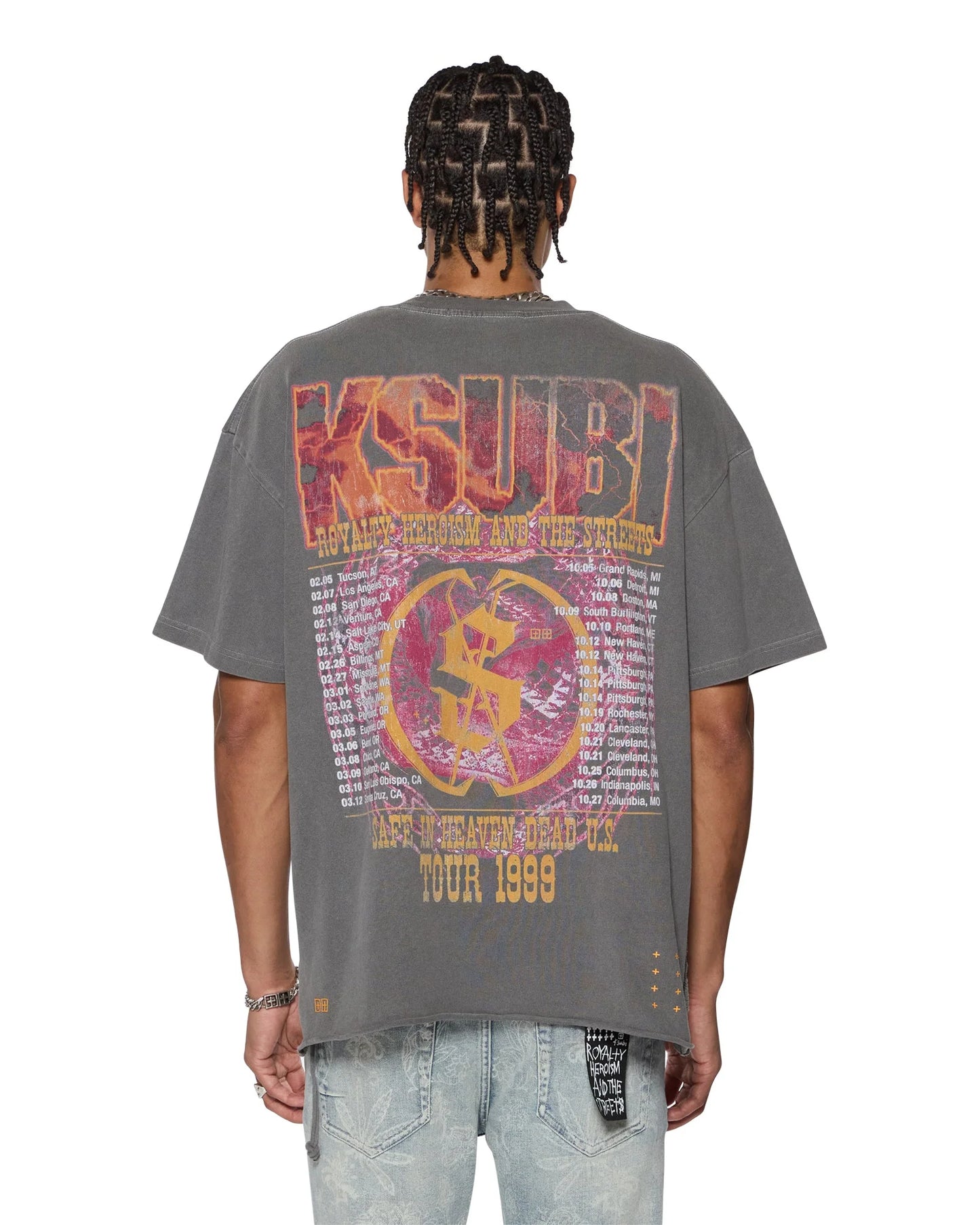 KSUBI // Kickstart Ekcess SS Tee CHARCOAL