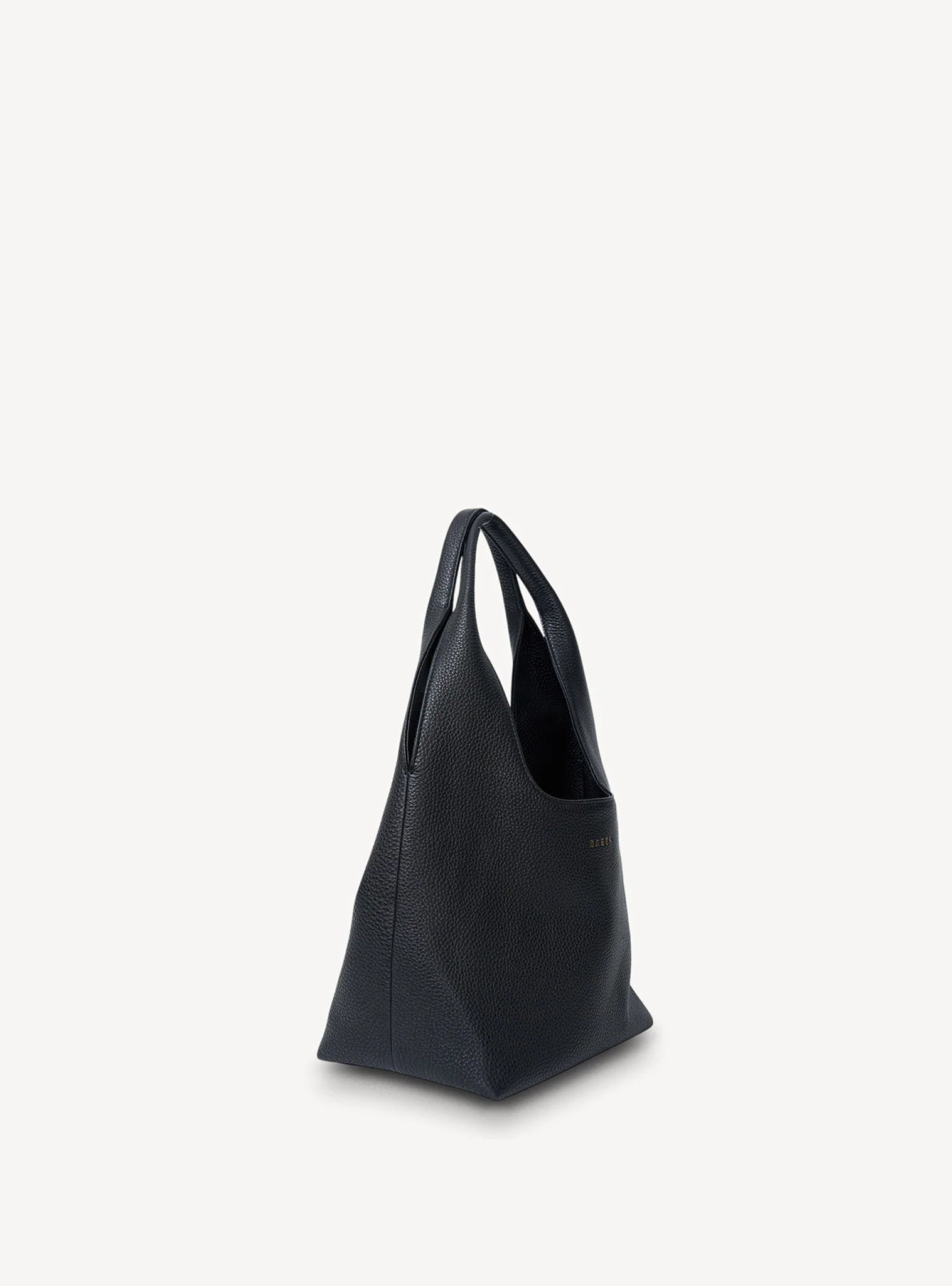 Kiki Shoulder Bag BLACK LIGHTLY MILLED