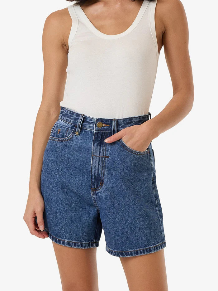 THRILLS // Koko Short DOUBLE RINSE BLUE