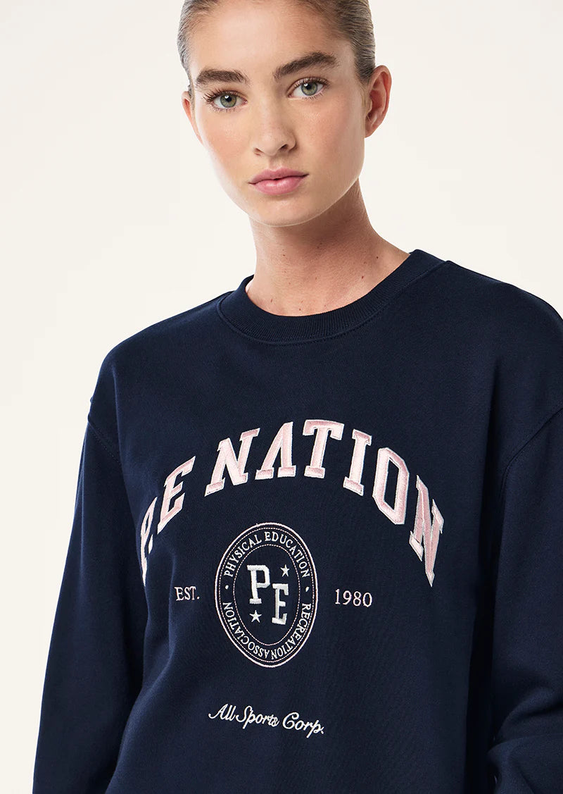 P.E NATION // Liberty Sweater DARK NAVY