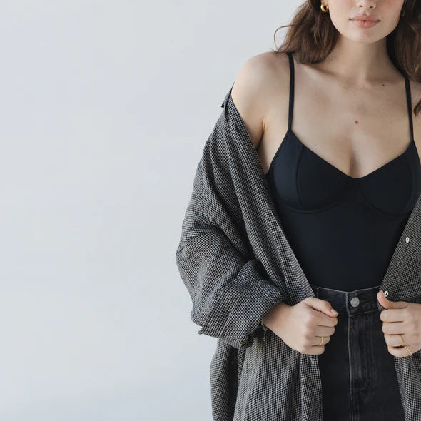 S O P H I E // Always Shirt LITTLE CHECK DARK