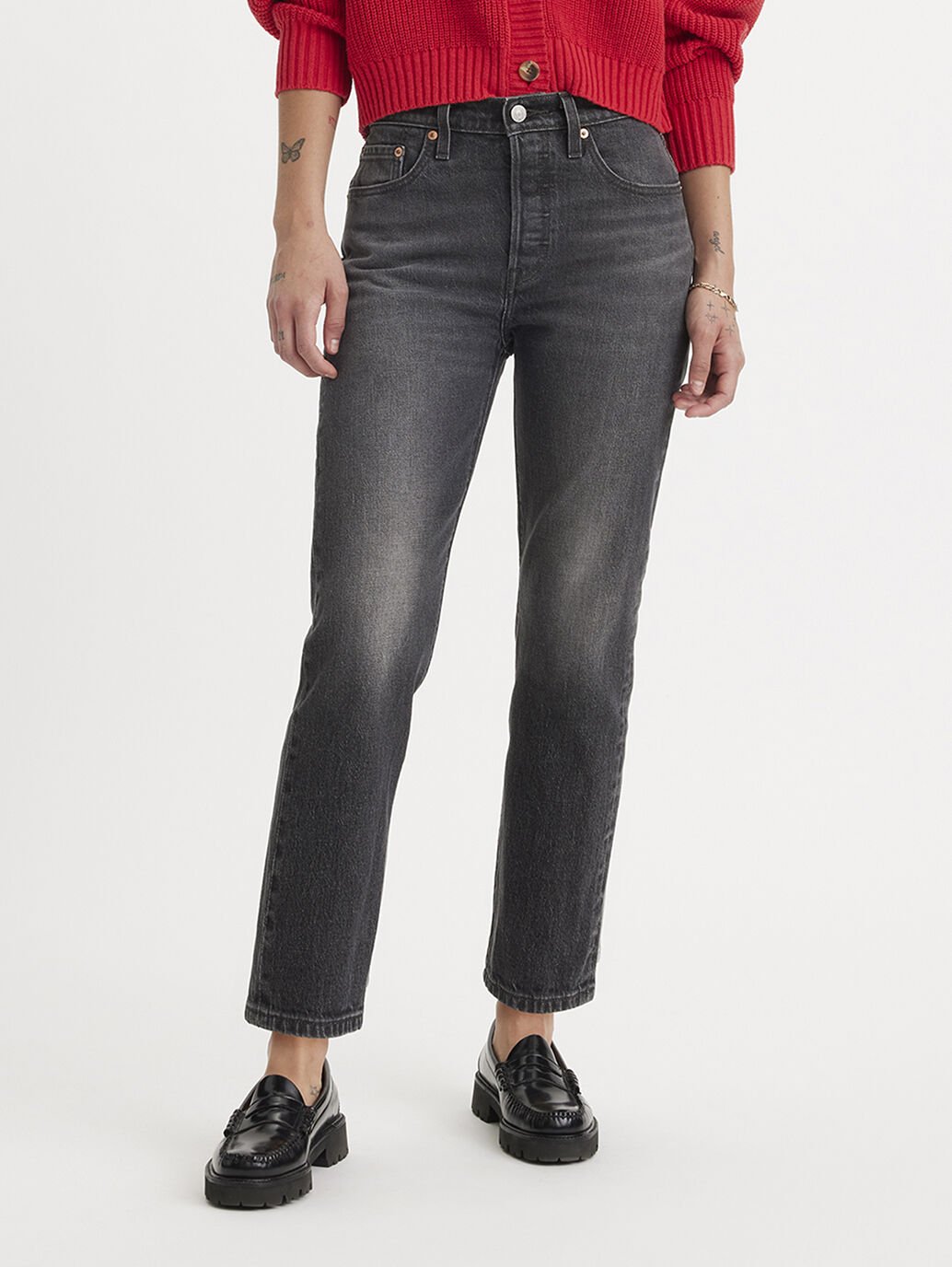 LEVIS // 501 Crop Jeans LONG LIVE THE QUEEN