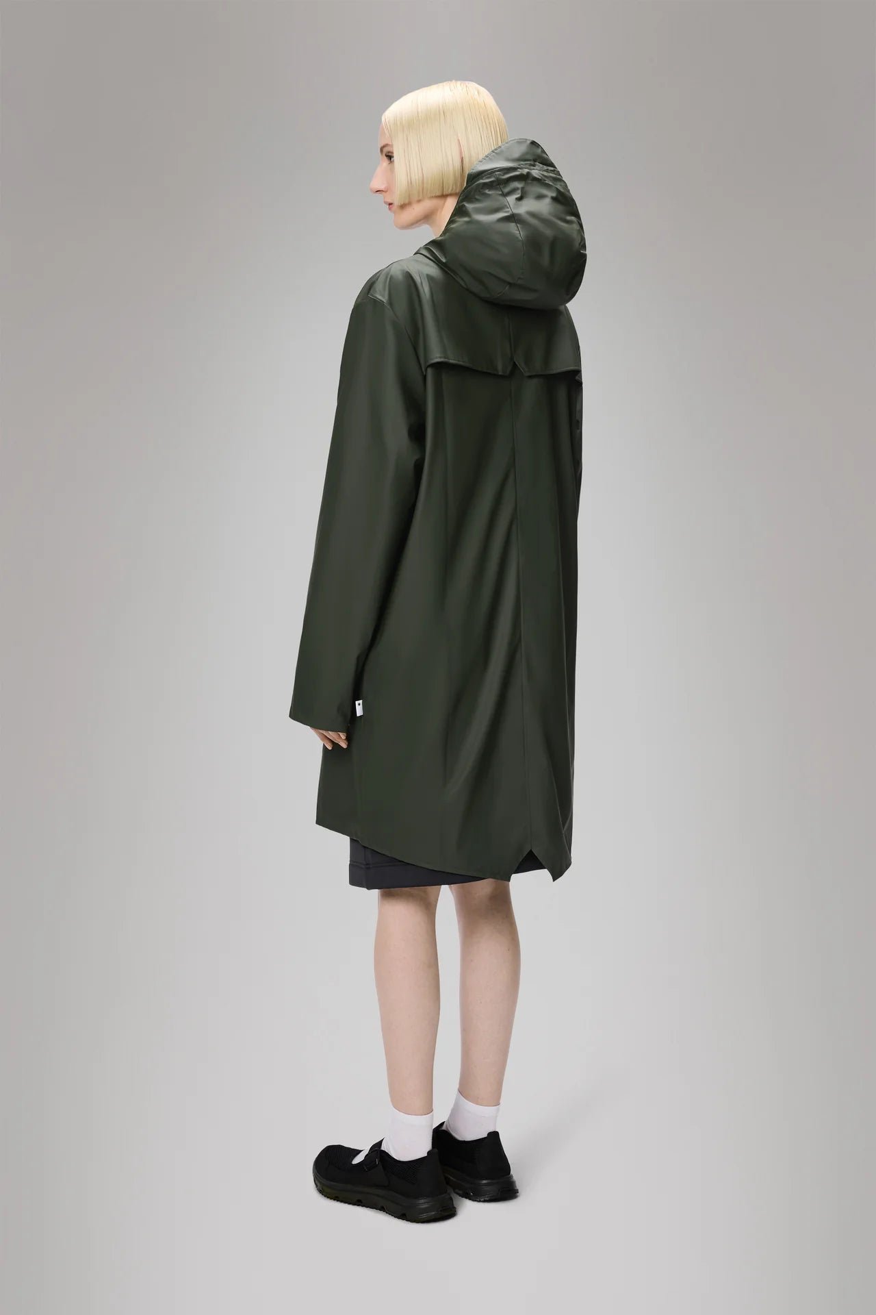 RAINS // UNISEX Long Jacket GREEN