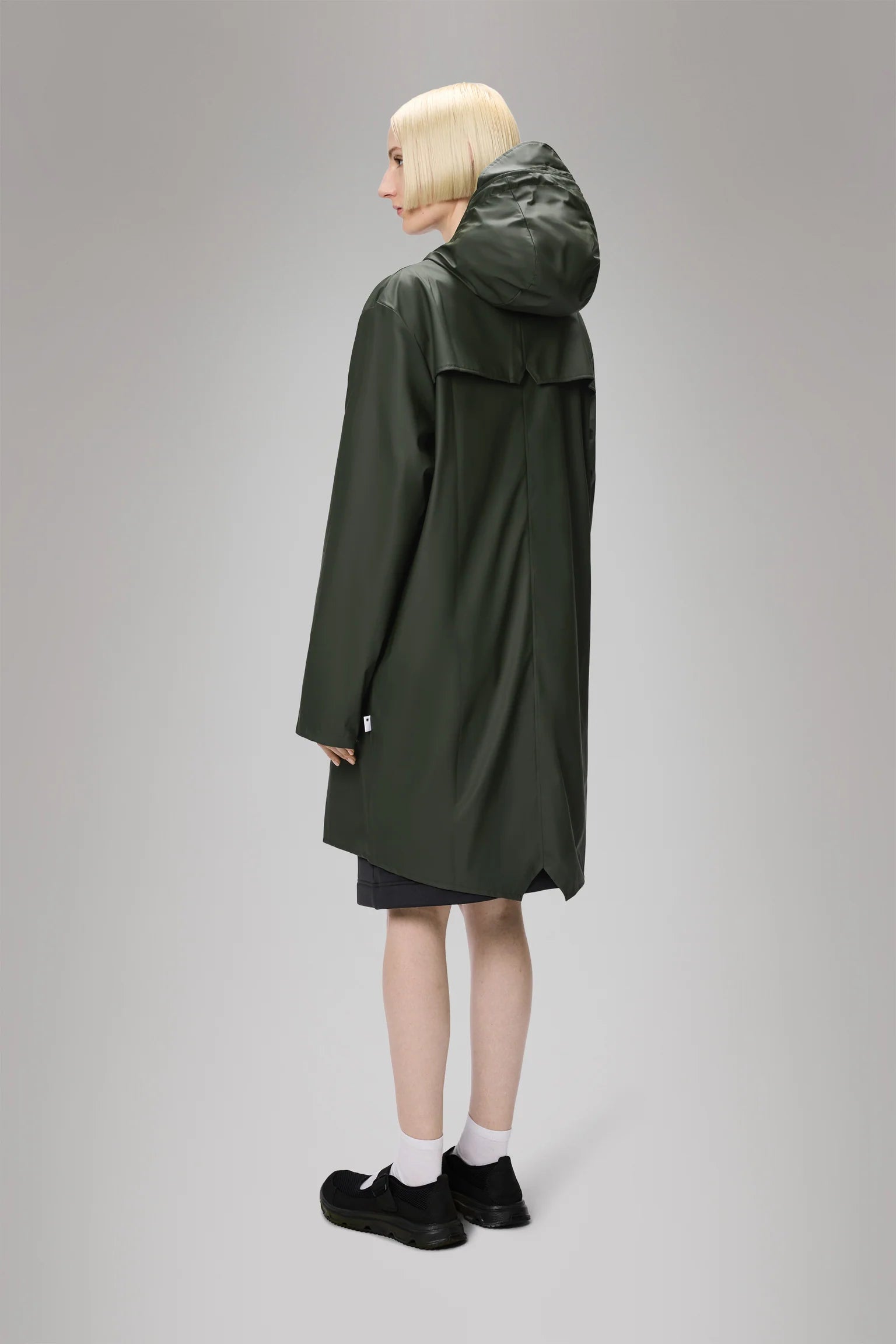 RAINS // UNISEX Long Jacket GREEN