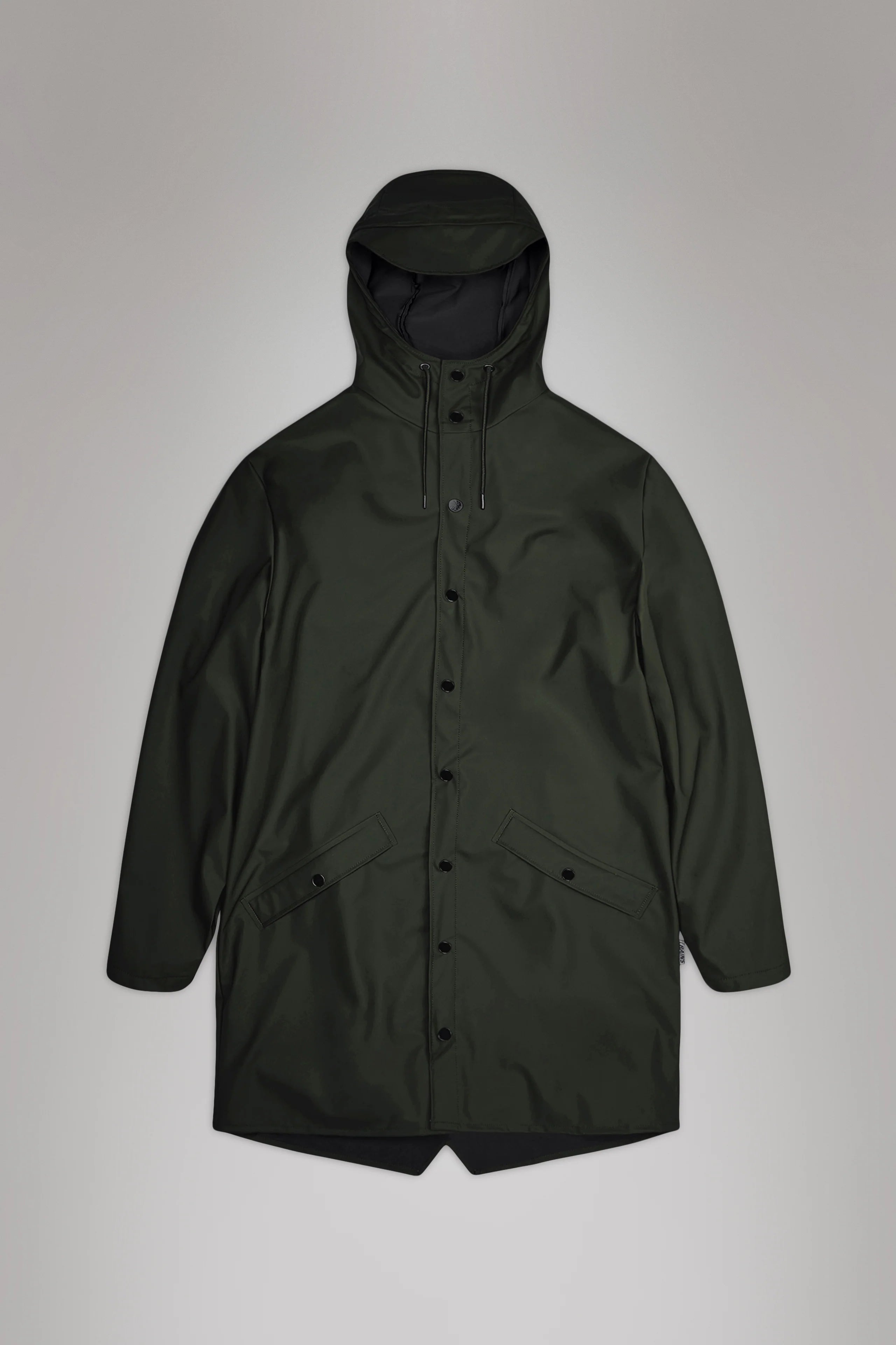 RAINS // UNISEX Long Jacket GREEN