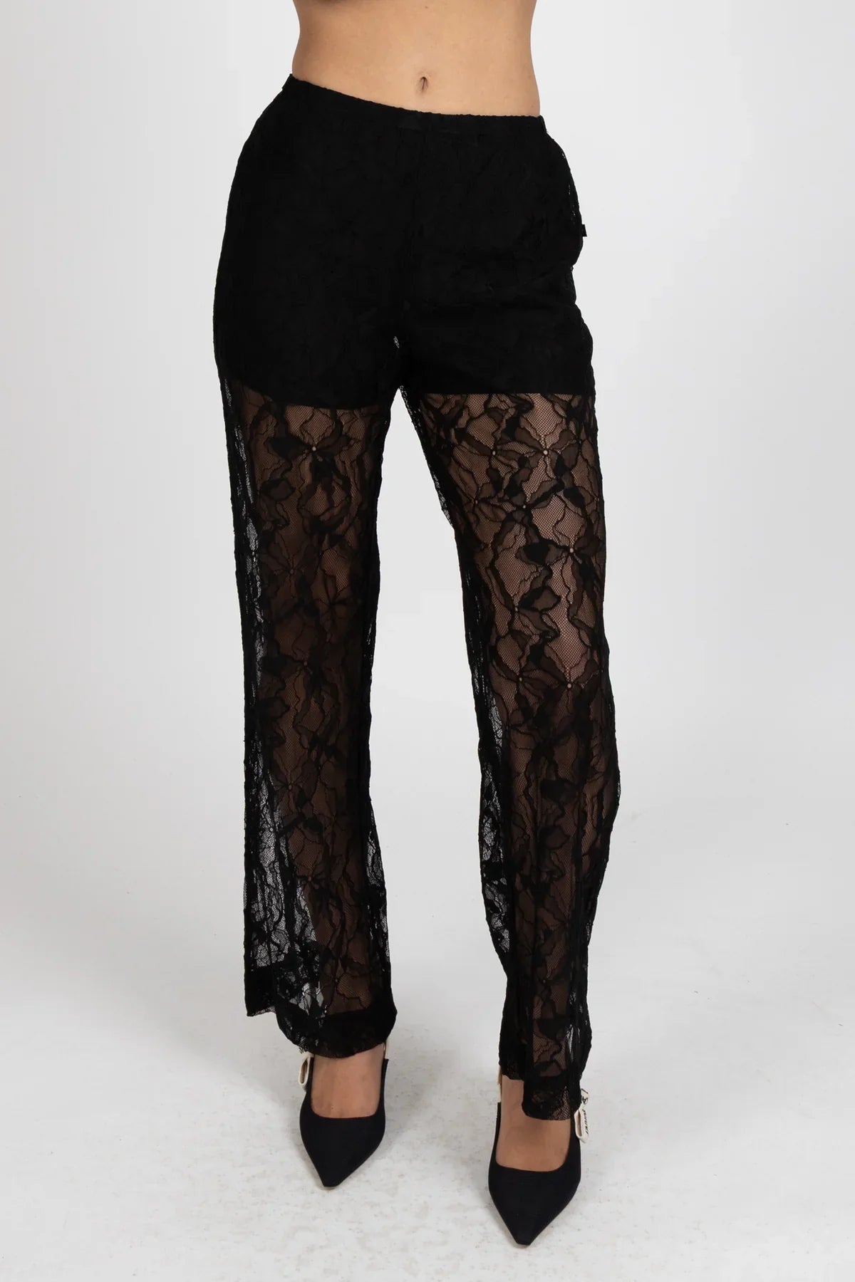 FEDERATION // Laces Pants BLACK