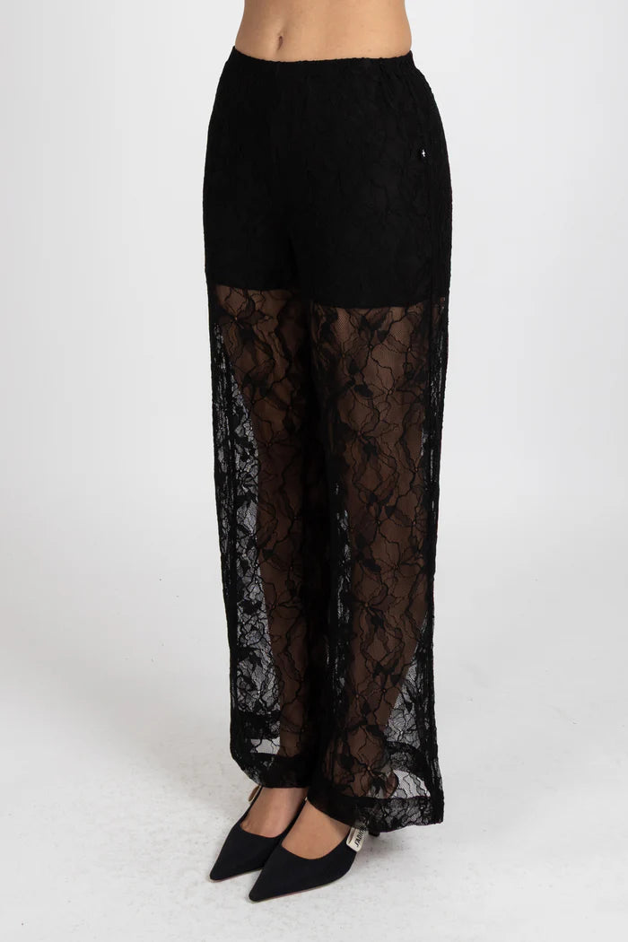 FEDERATION // Laces Pants BLACK