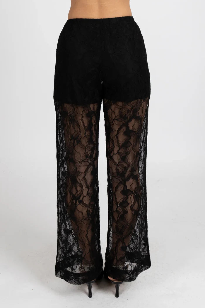 FEDERATION // Laces Pants BLACK