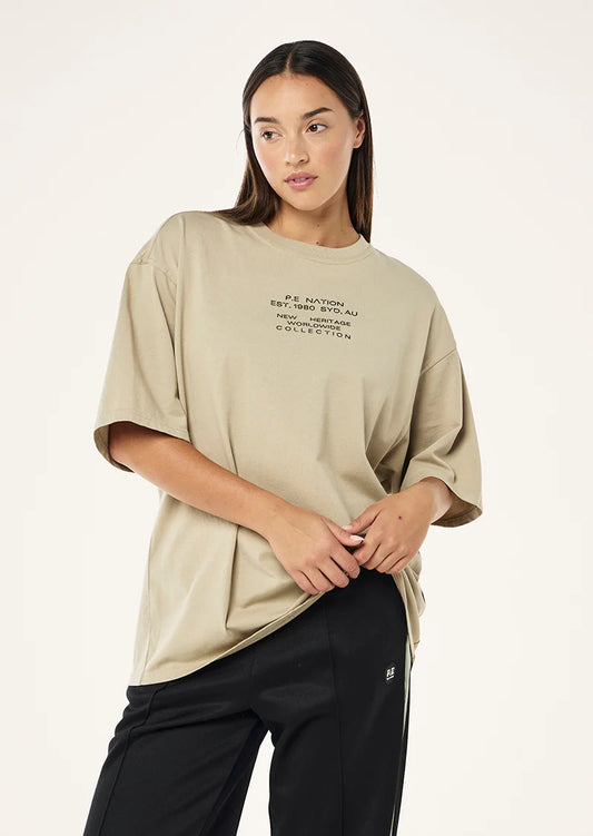 P.E NATION // Lamont Tee WASHED BISCUIT