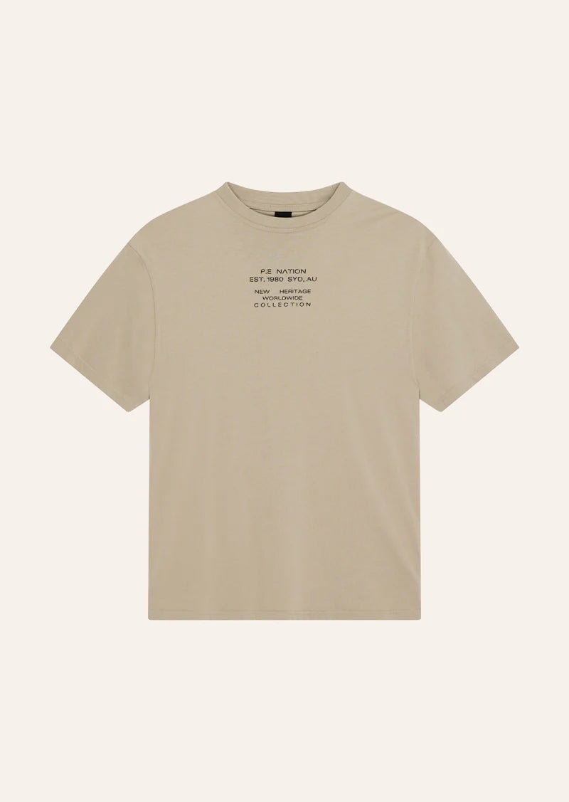 P.E NATION // Lamont Tee WASHED BISCUIT