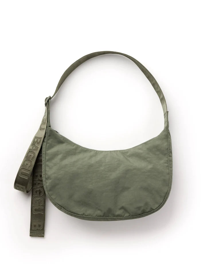 LARGE Nylon Crescent Bag CAPER