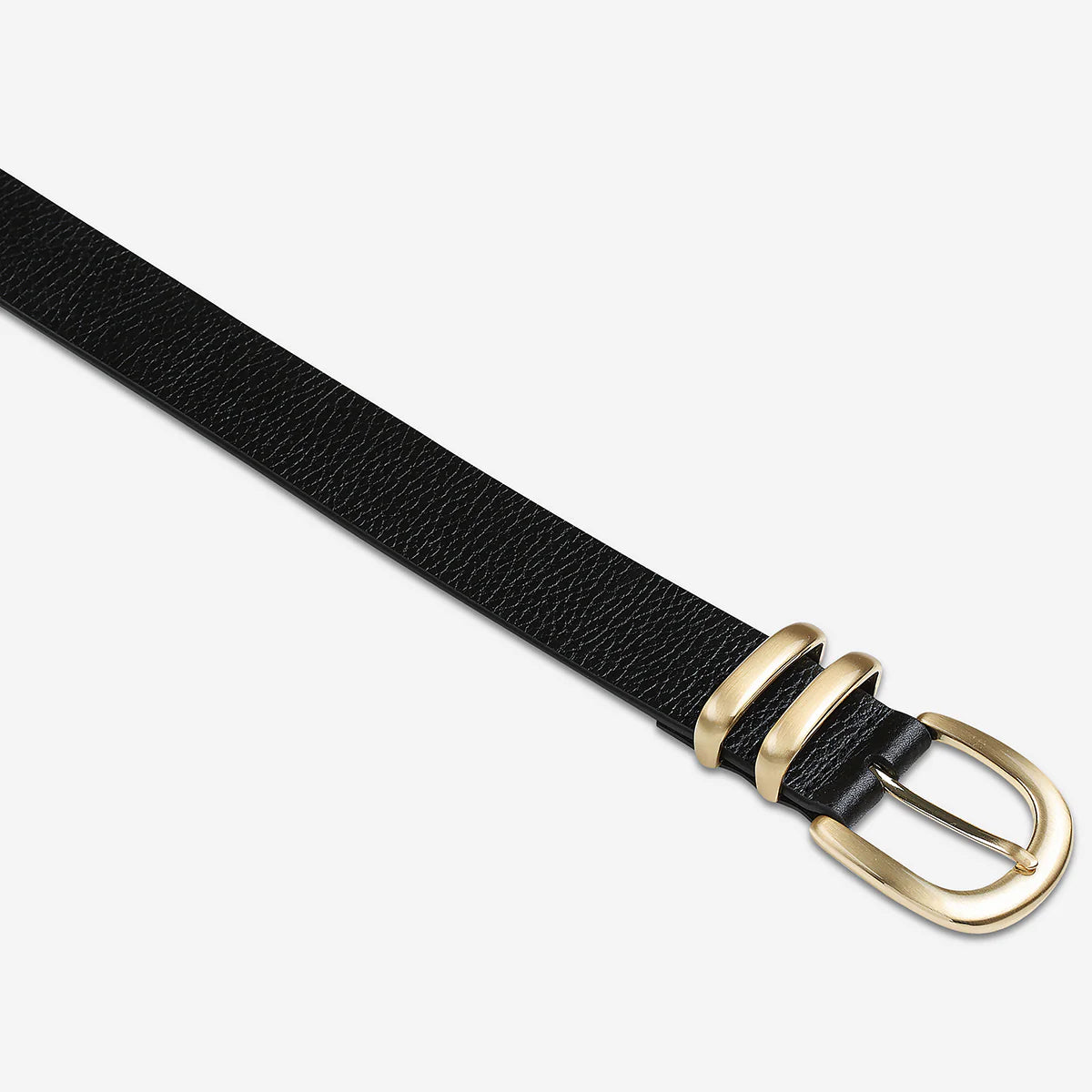 STATUS ANXIETY // Let It Be Belt BLACK/GOLD
