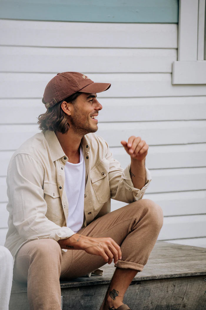 OTTWAY // Living Cap WASHED BROWN