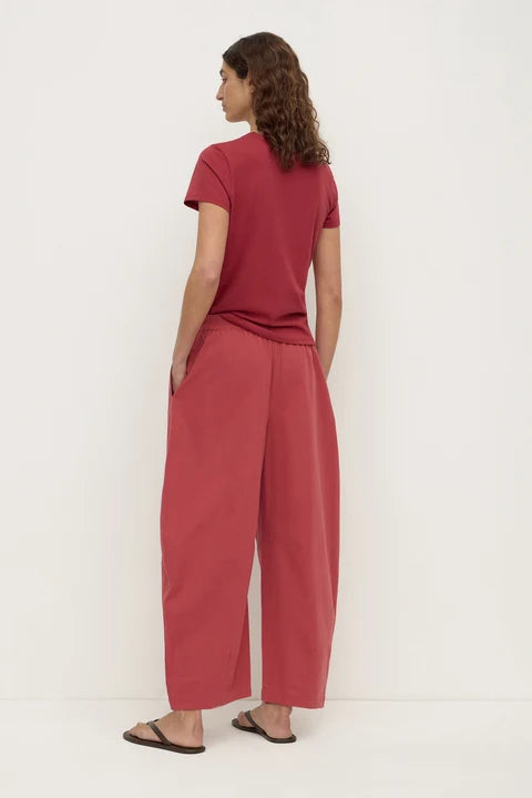 Elaine Barrel Pant RAISIN