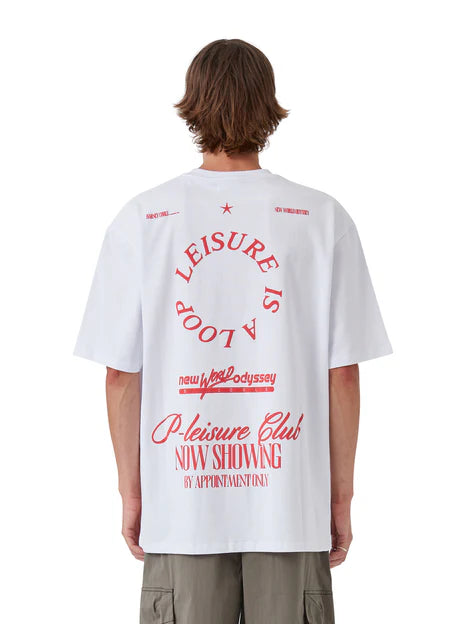 BARNEY COOLS // Loop Tee WHITE