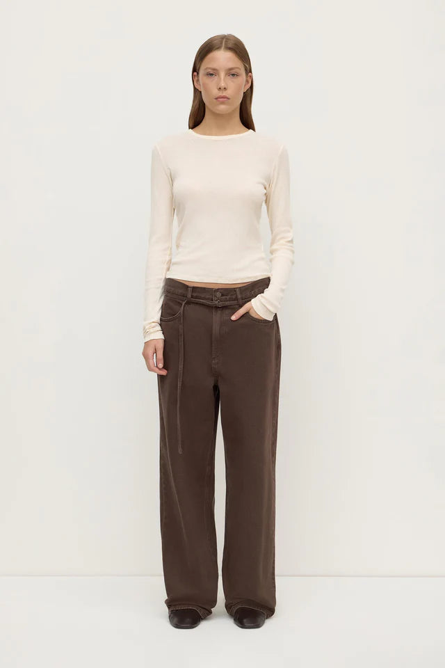 ASSEMBLY LABEL // Loose Fit Jean GANACHE