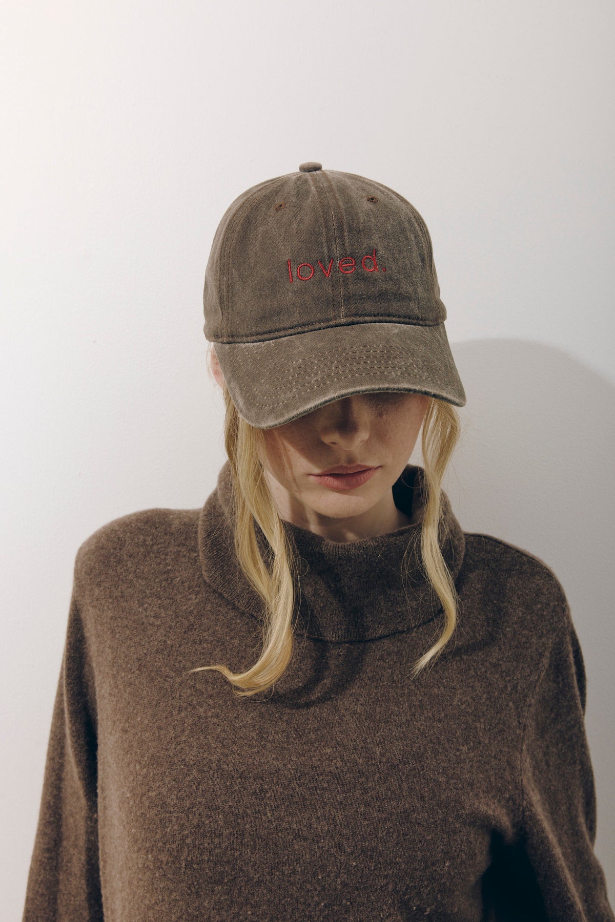 Loved Cap WASHED BROWN