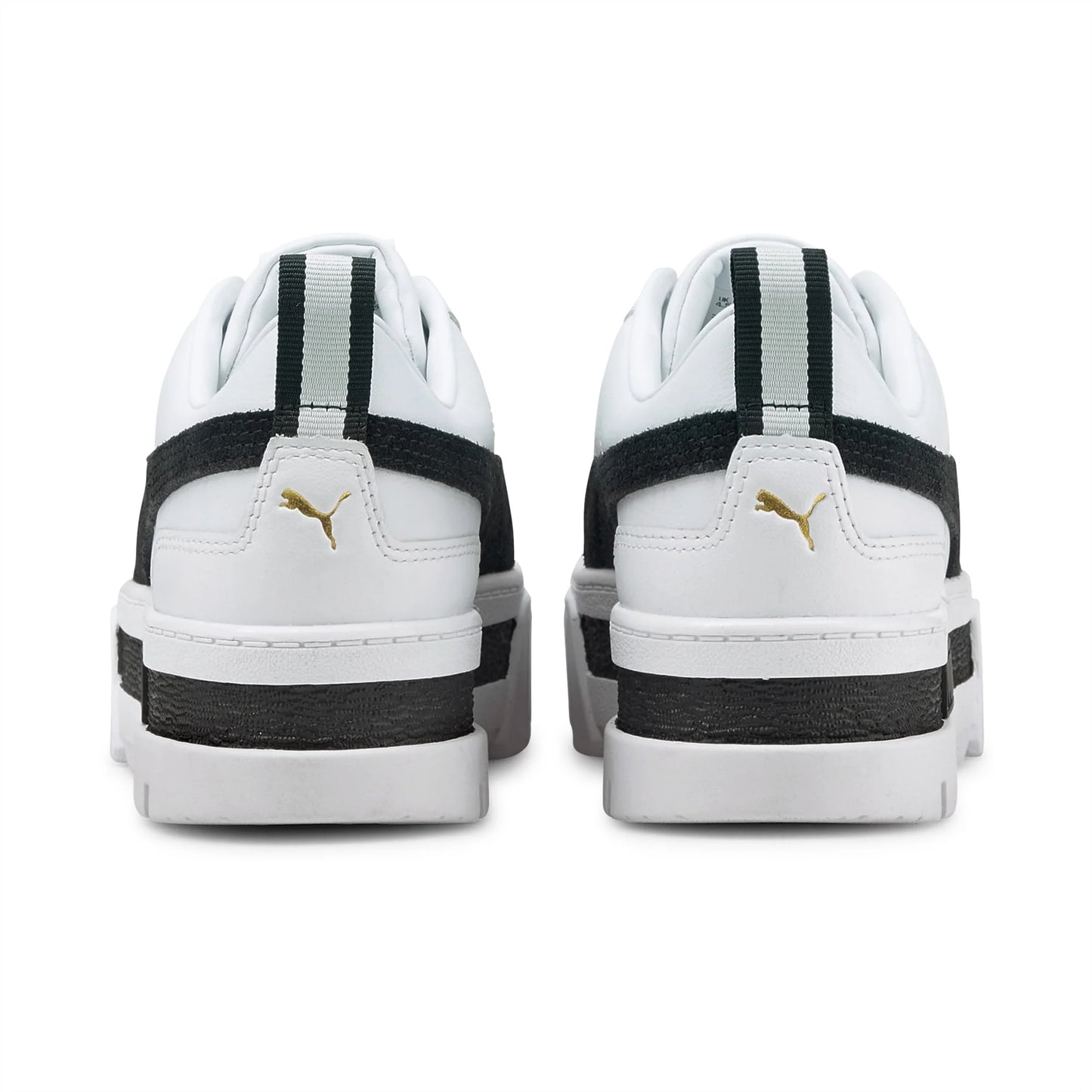 PUMA // Mayze Lth Sneakers WHITE/BLACK