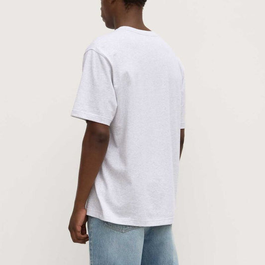 ASSEMBLY LABEL // Mens Atelier Logo Tee HEATHER GREY MARLE