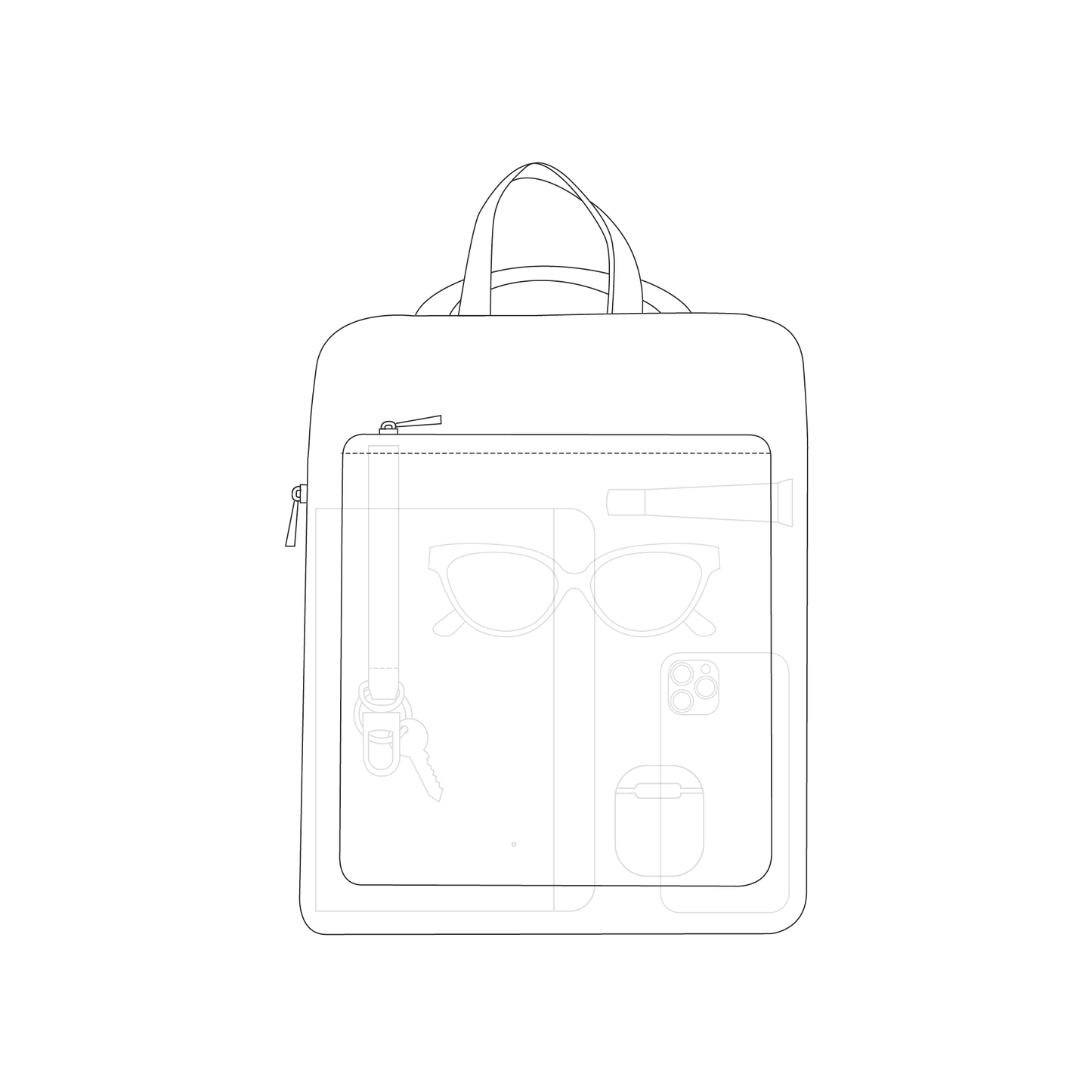 THE HORSE // The Backpack MINI BLACK