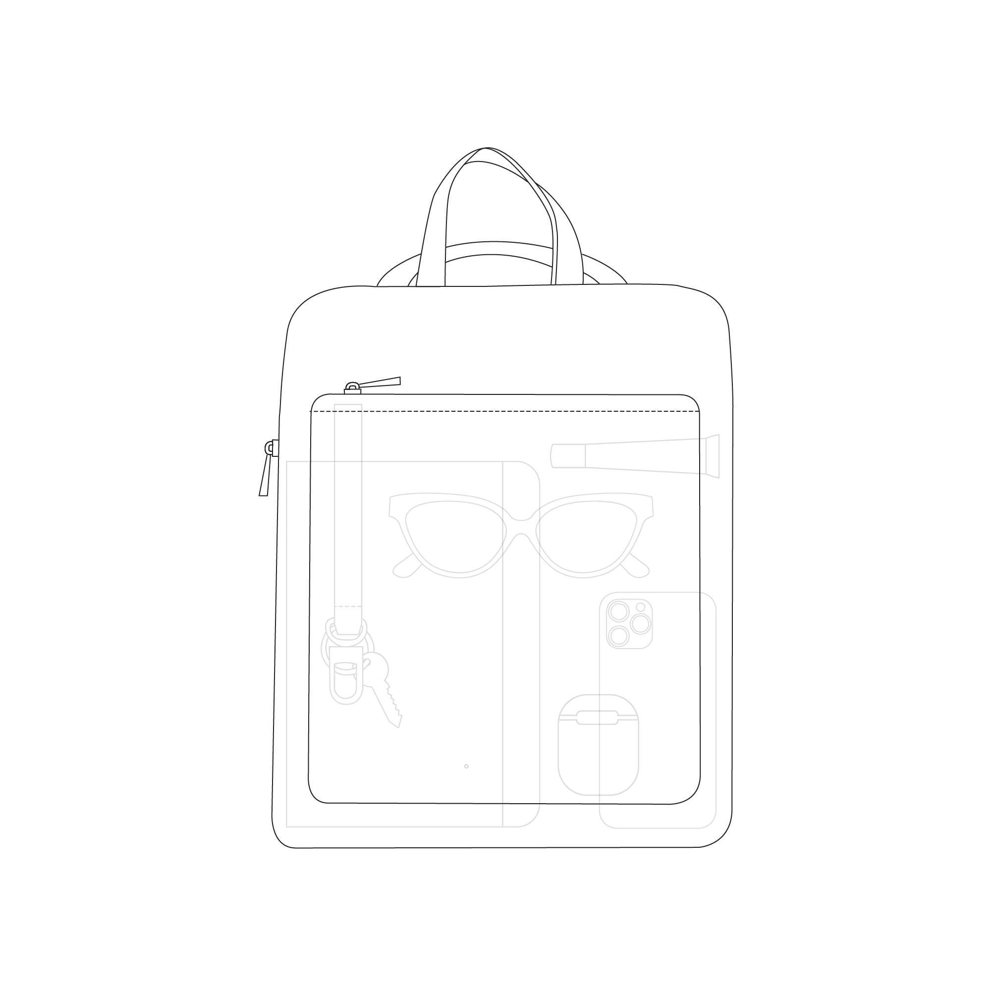 THE HORSE // The Backpack MINI BLACK