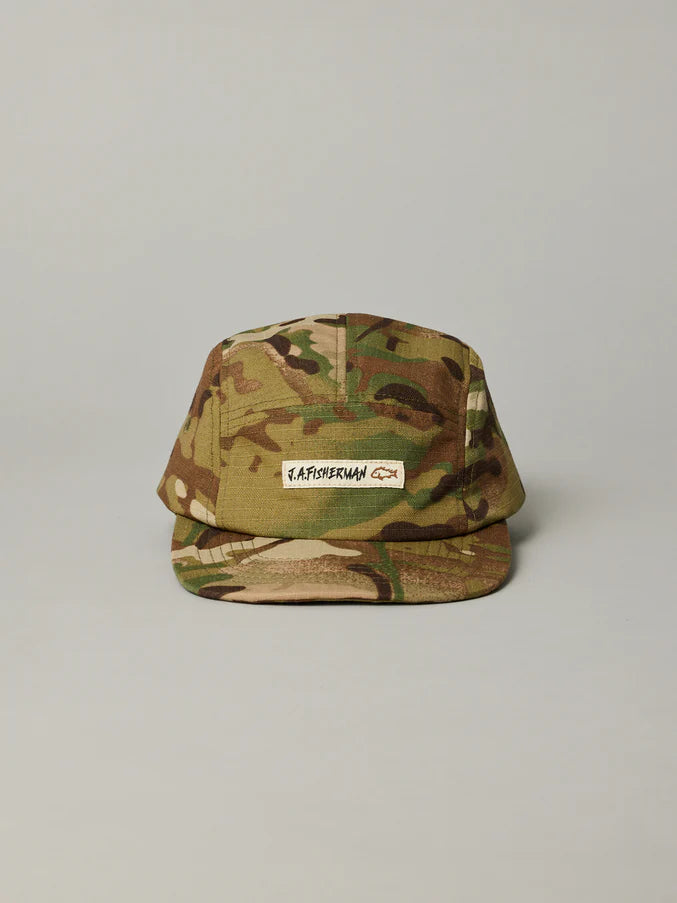 JAF KIDS // Mini JAF 5 Panel Cap GREEN CAMO