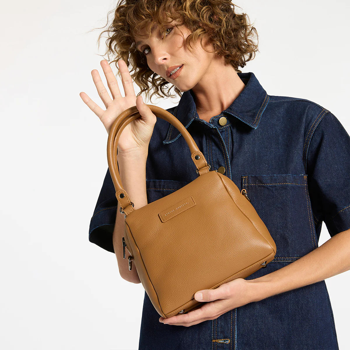 STATUS ANXIETY // Mini Mountains Bag TAN