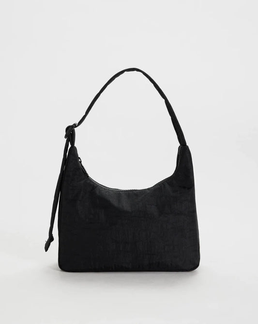 BAGGU // MINI Nylon Shoulder Bag BLACK